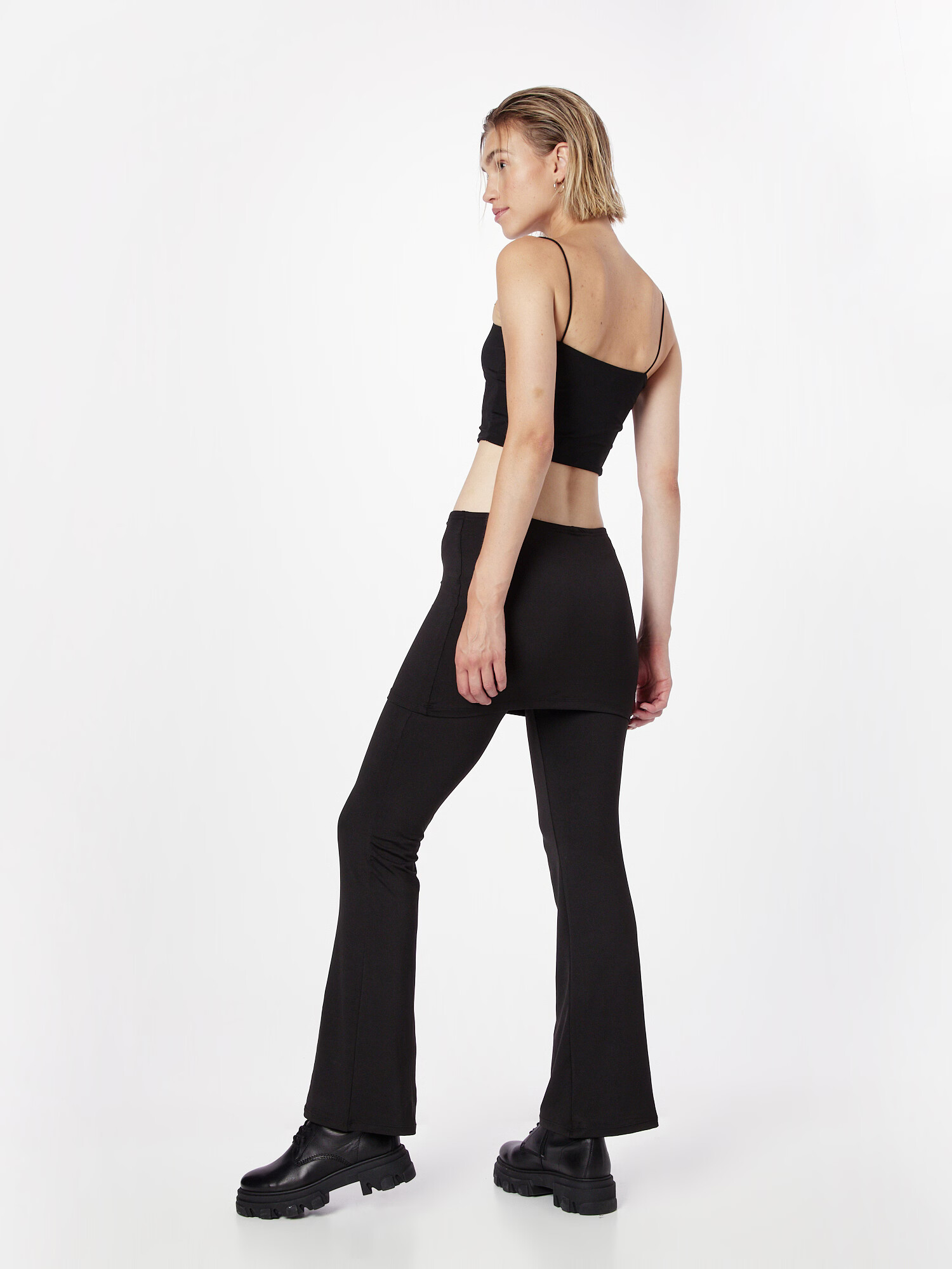 WEEKDAY Pantaloni 'Bella' negru - Pled.ro