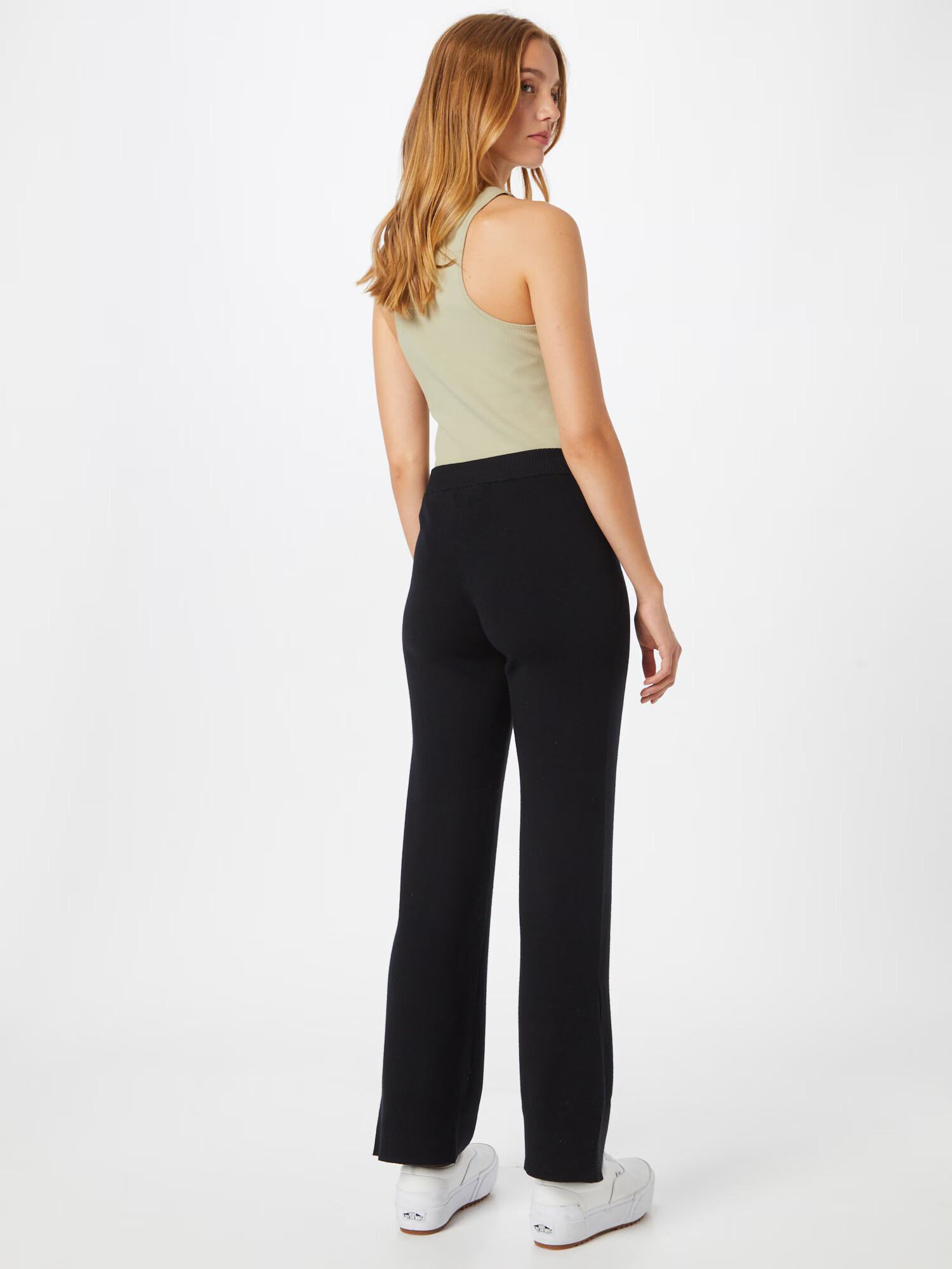 WEEKDAY Pantaloni 'Cameo' negru - Pled.ro