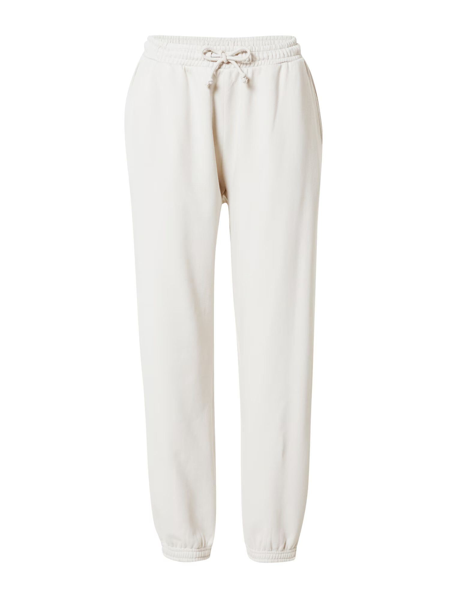 WEEKDAY Pantaloni crem - Pled.ro