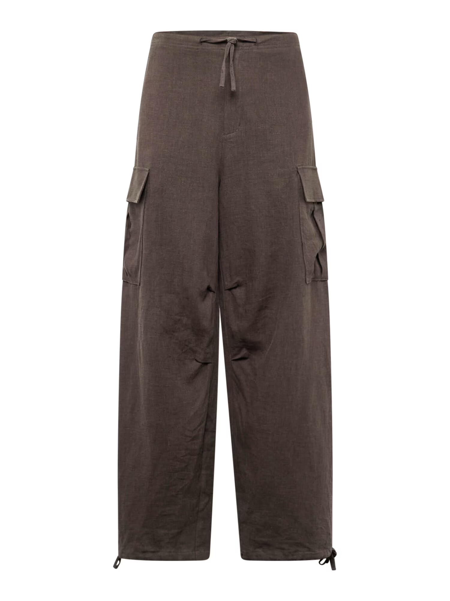 WEEKDAY Pantaloni cu buzunare gri taupe - Pled.ro