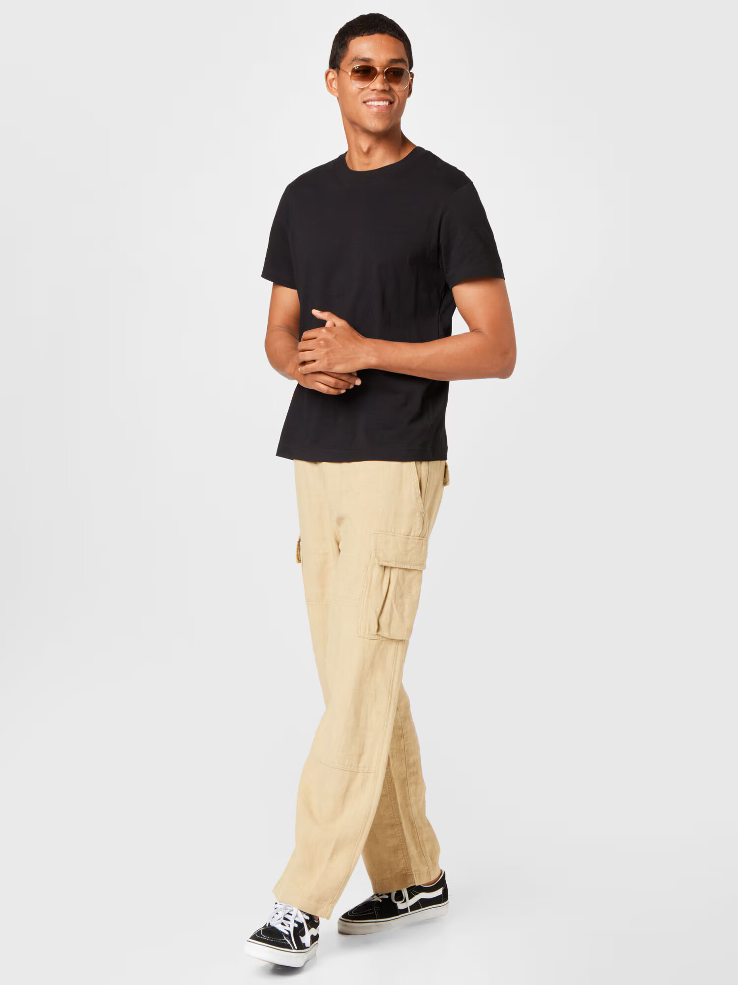 WEEKDAY Pantaloni cu buzunare 'Joshua' bej - Pled.ro