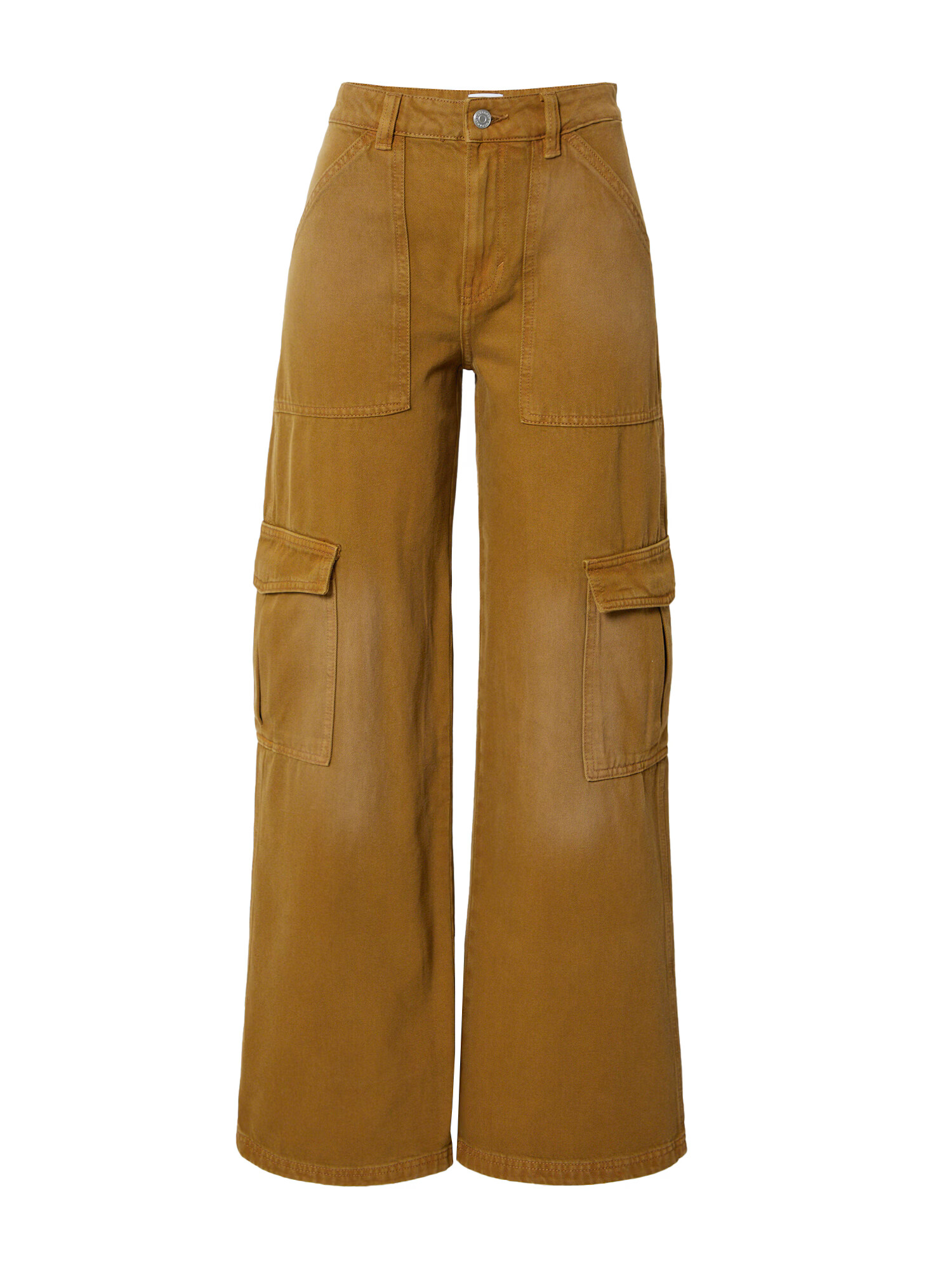 WEEKDAY Pantaloni cu buzunare 'Julian' maro caramel - Pled.ro