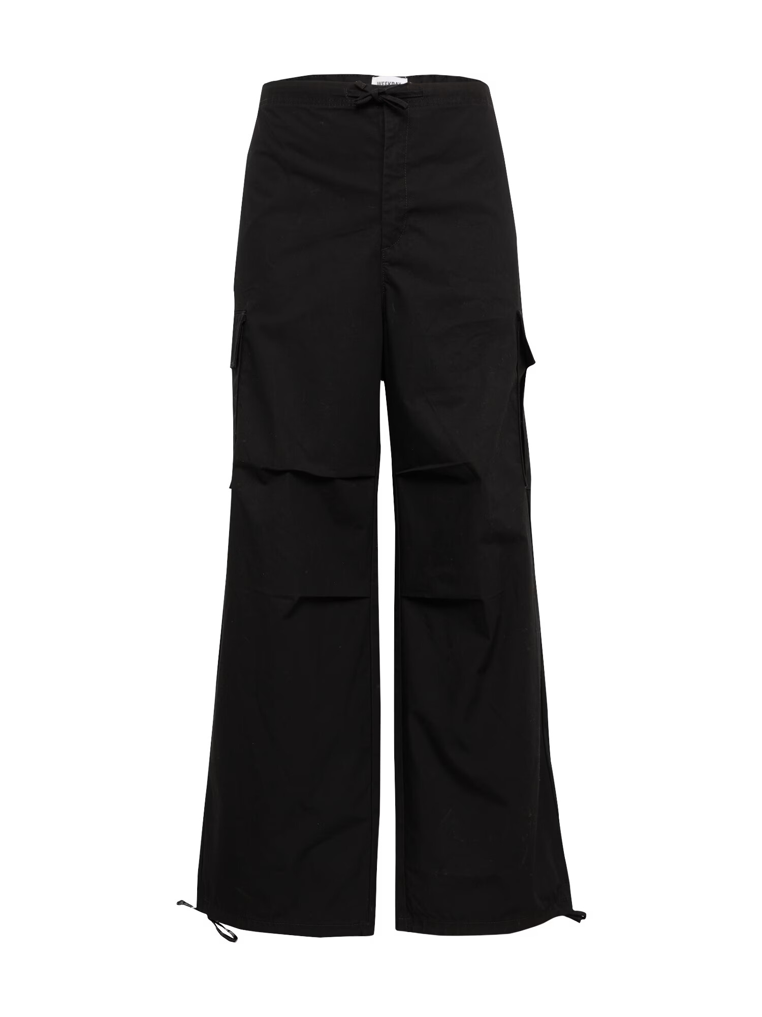 WEEKDAY Pantaloni cu buzunare negru - Pled.ro