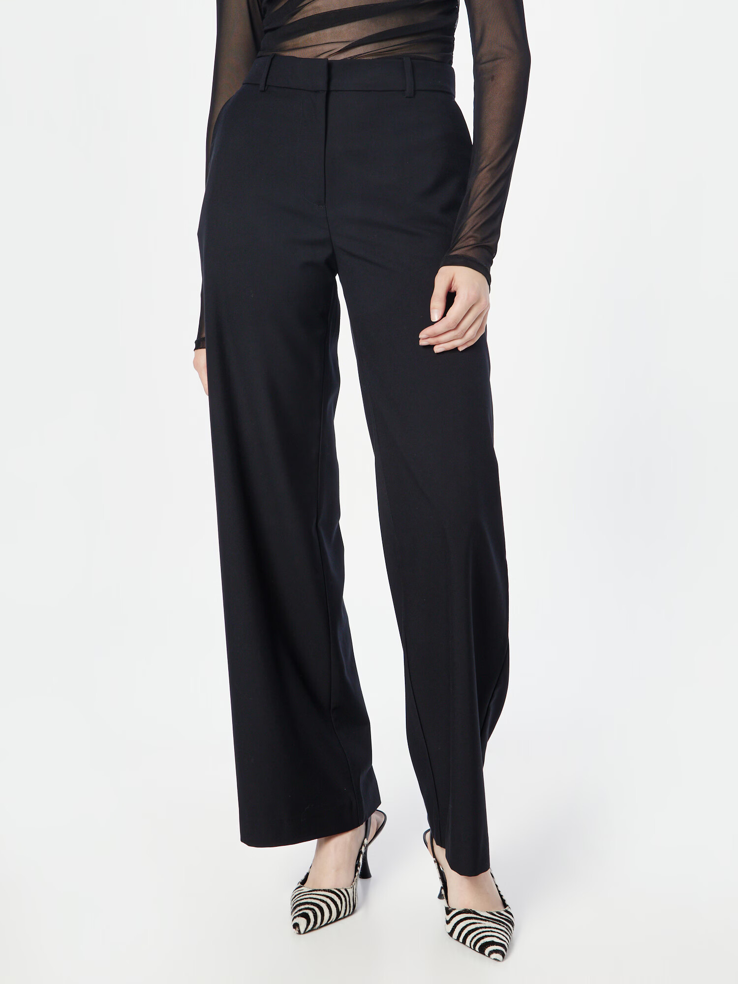 WEEKDAY Pantaloni 'Emily' negru - Pled.ro