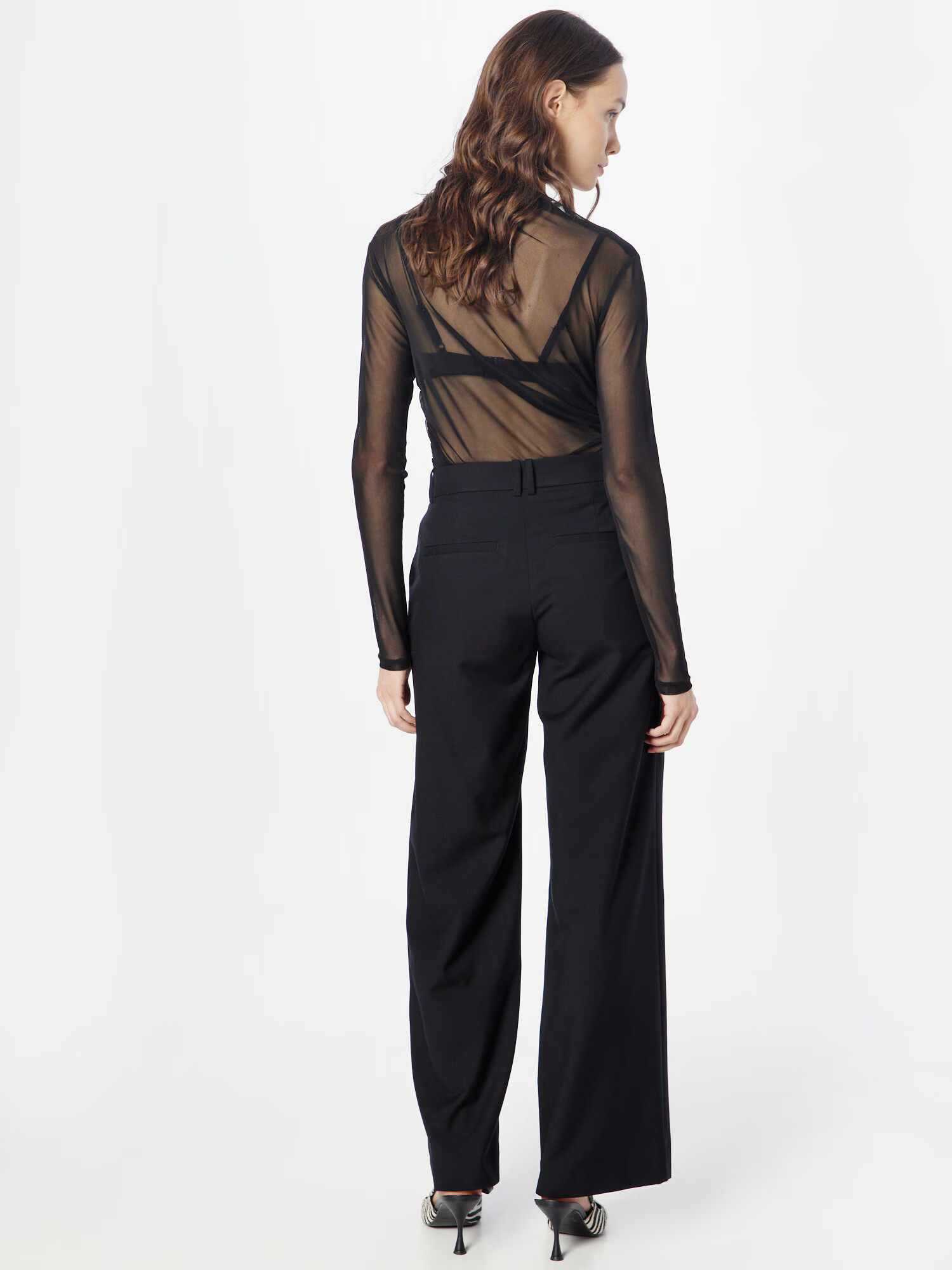 WEEKDAY Pantaloni 'Emily' negru - Pled.ro