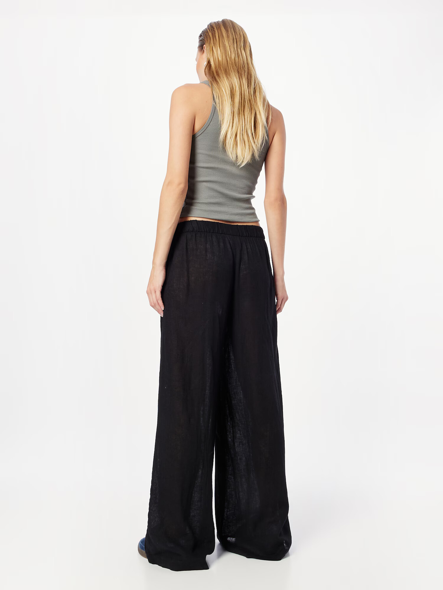 WEEKDAY Pantaloni 'Freya' negru - Pled.ro