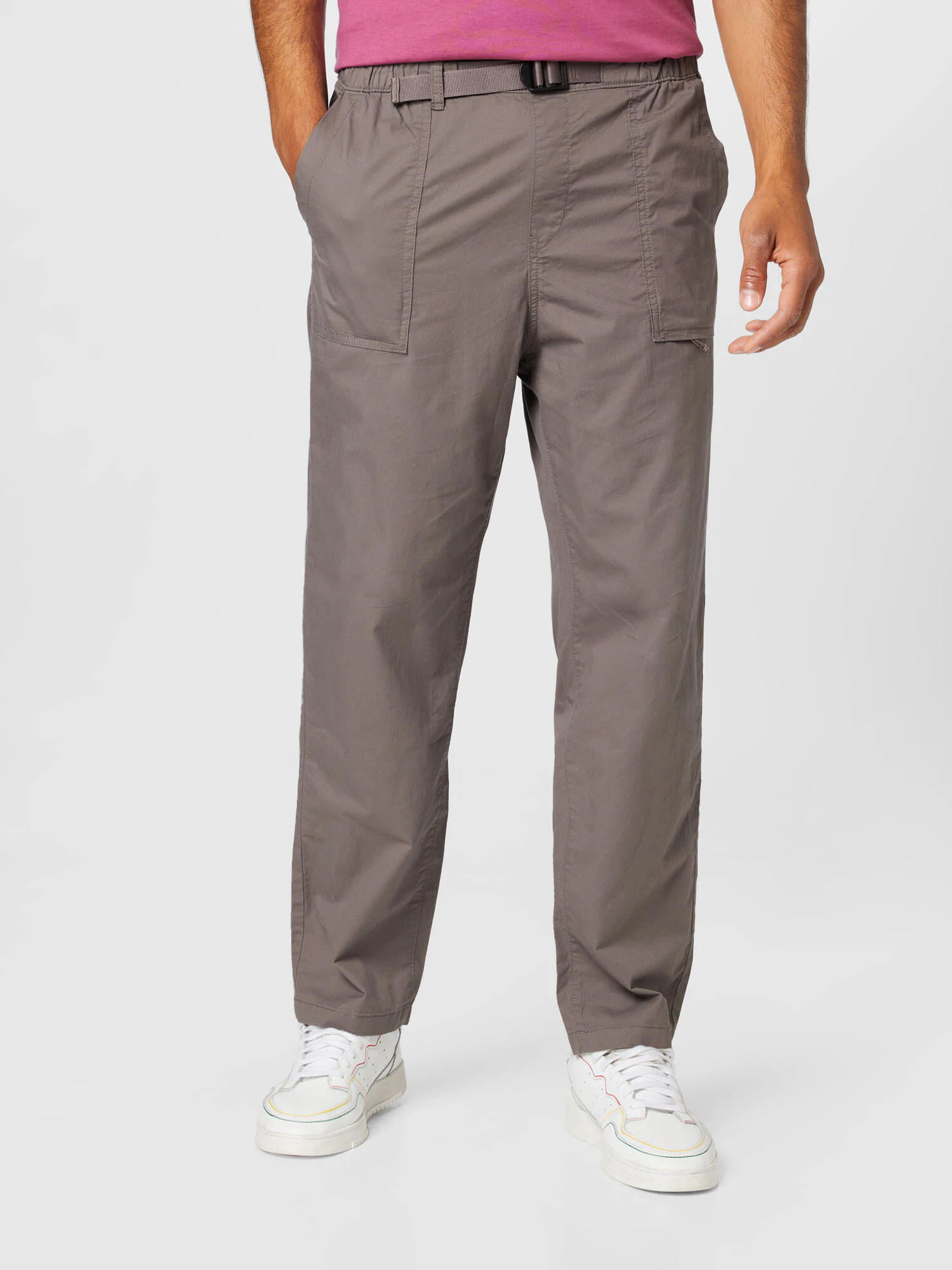 WEEKDAY Pantaloni 'Gil' gri taupe - Pled.ro