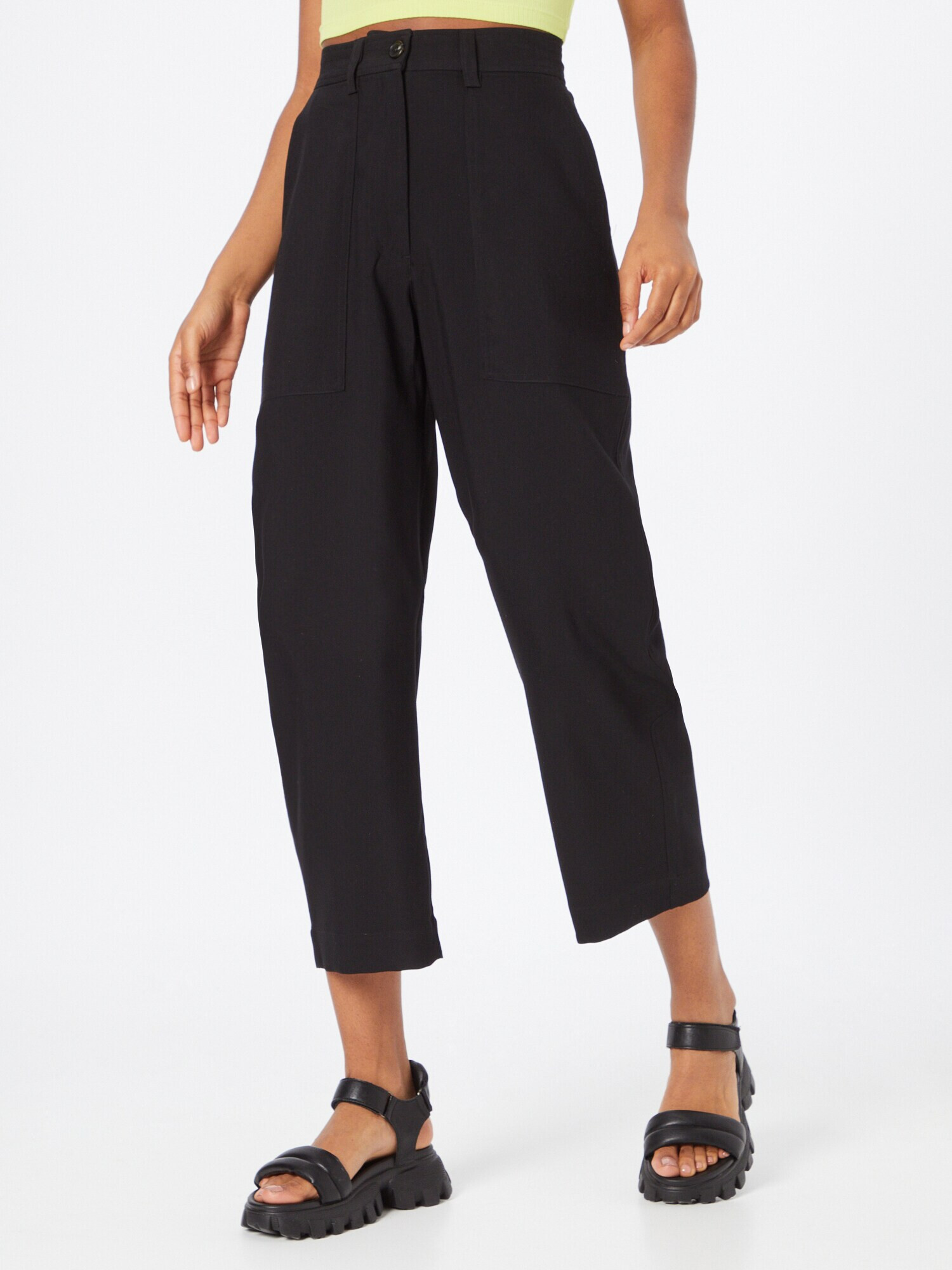 WEEKDAY Pantaloni 'Jina' negru - Pled.ro