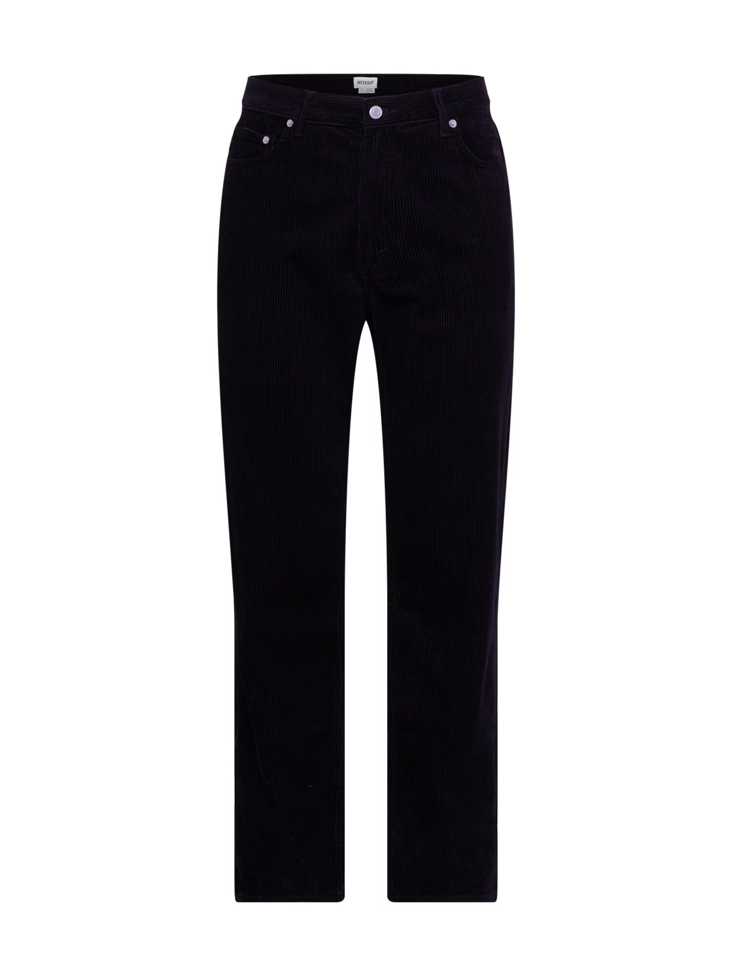 WEEKDAY Pantaloni 'Klean' negru - Pled.ro