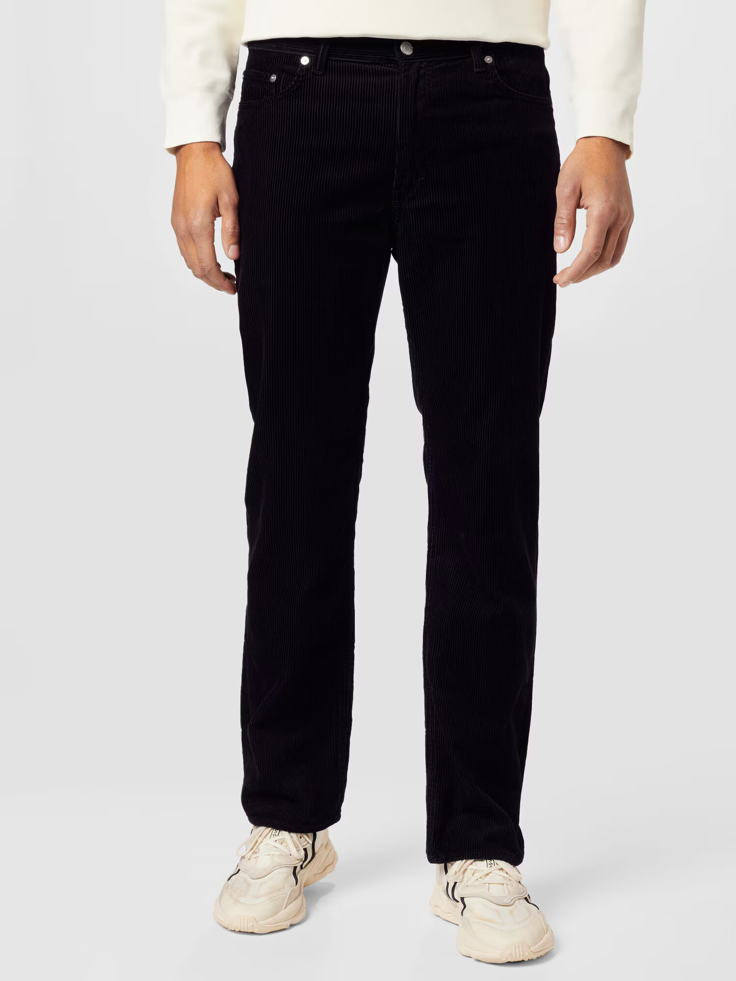 WEEKDAY Pantaloni 'Klean' negru - Pled.ro