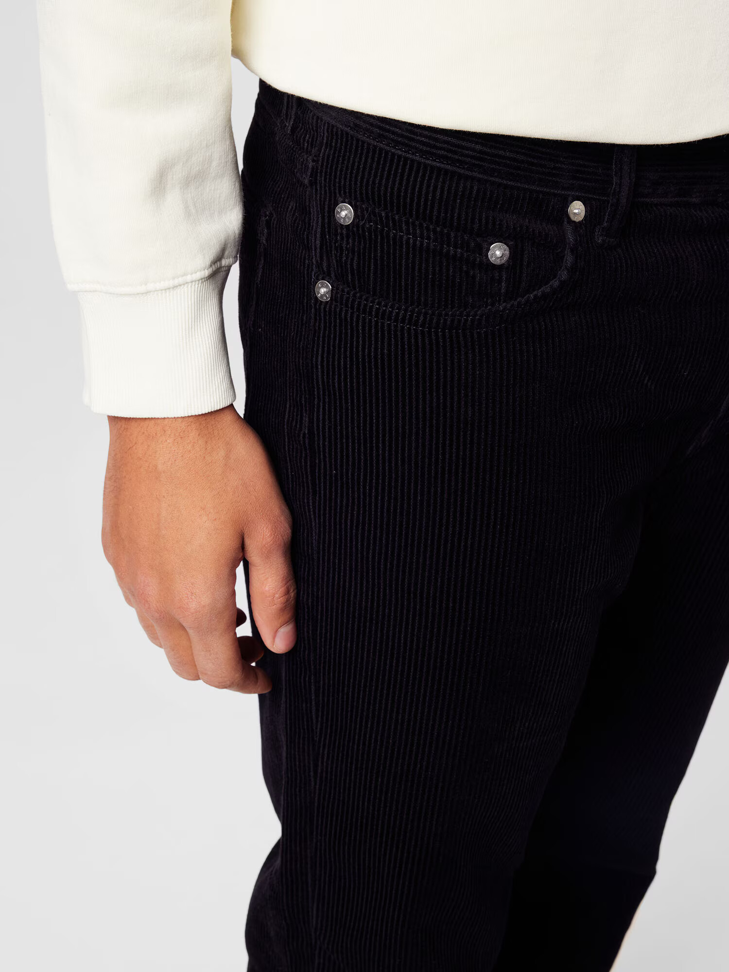 WEEKDAY Pantaloni 'Klean' negru - Pled.ro