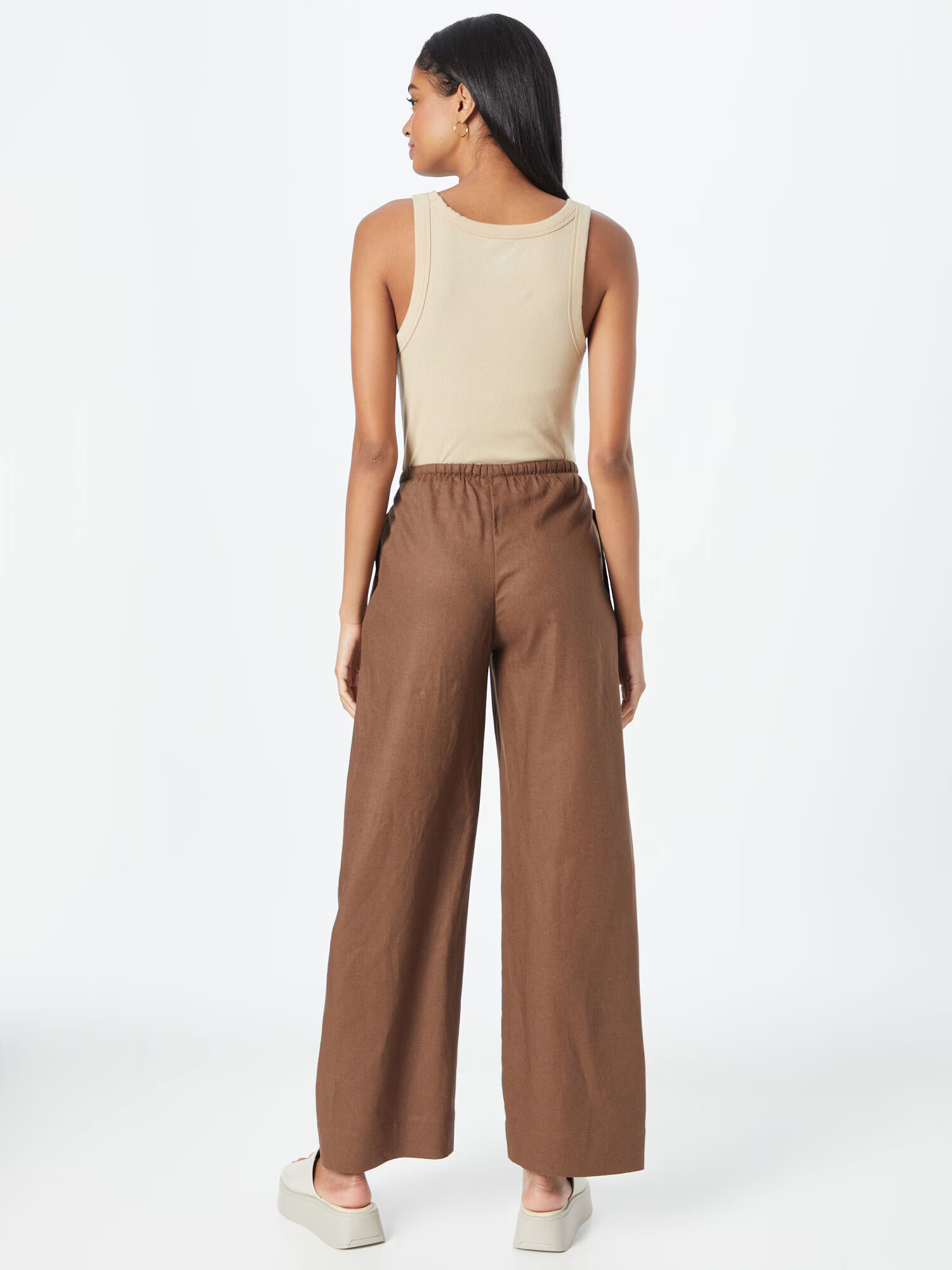 WEEKDAY Pantaloni 'Mia' brocart - Pled.ro