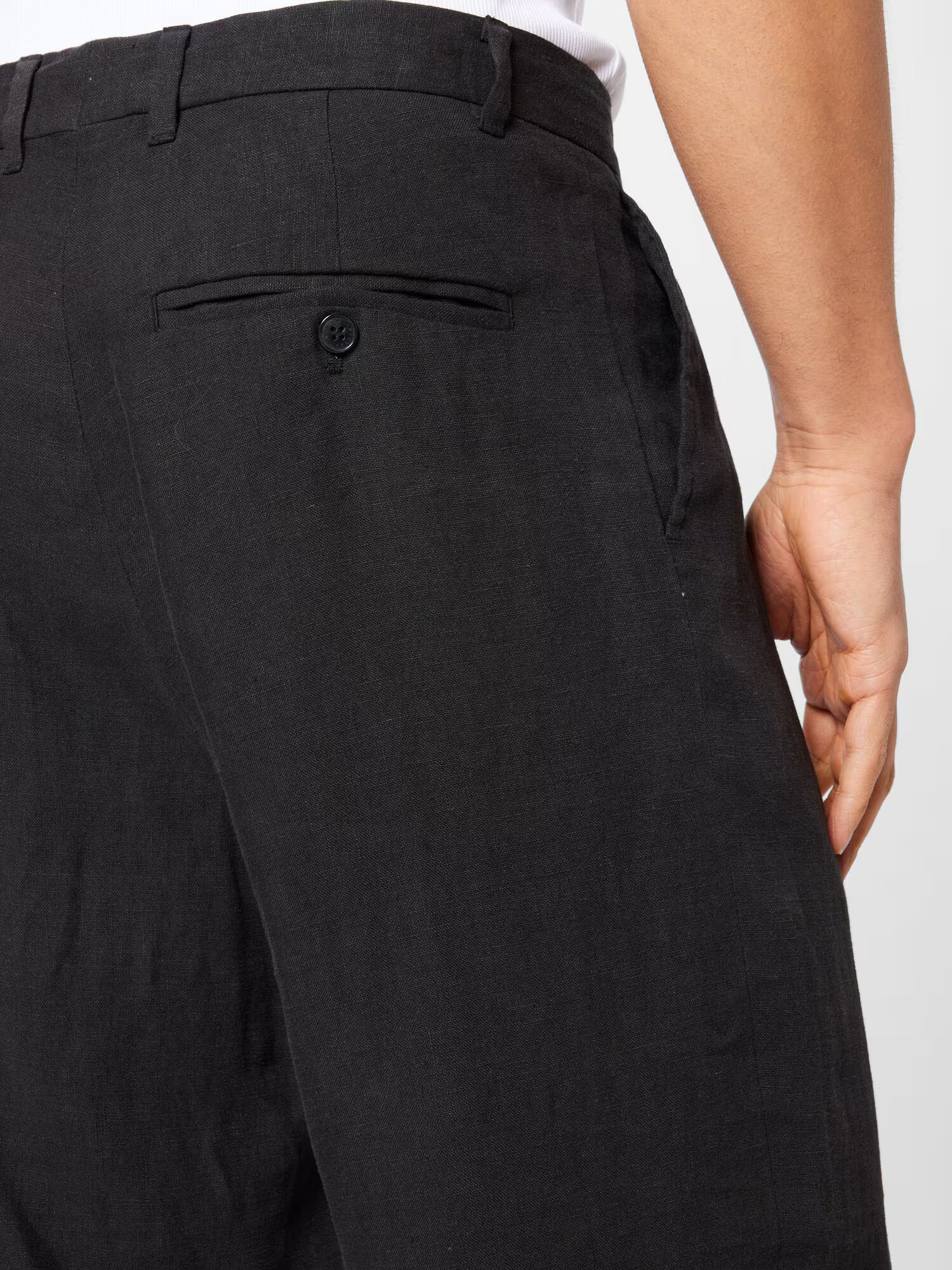 WEEKDAY Pantaloni negru - Pled.ro