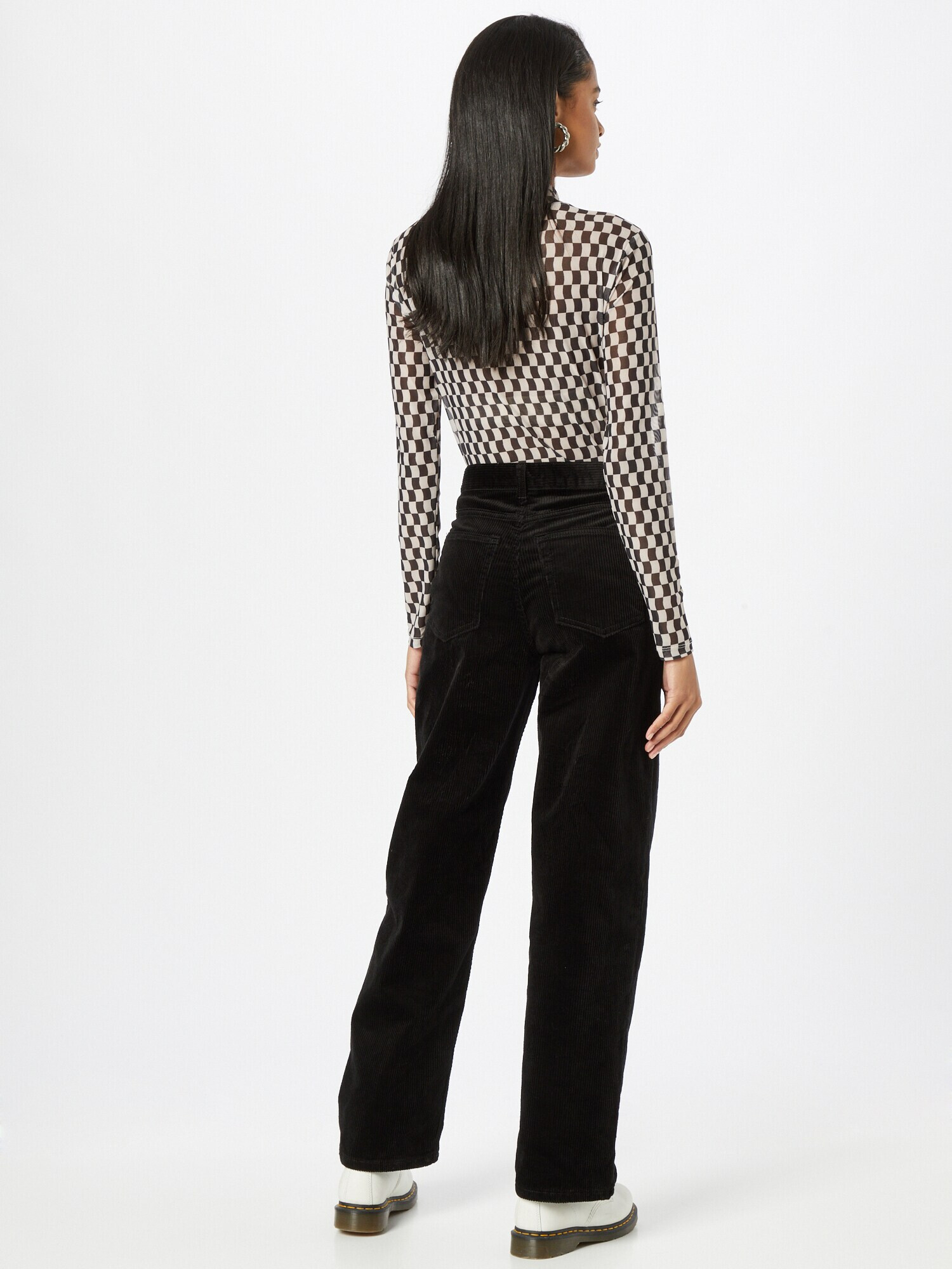 WEEKDAY Pantaloni negru - Pled.ro