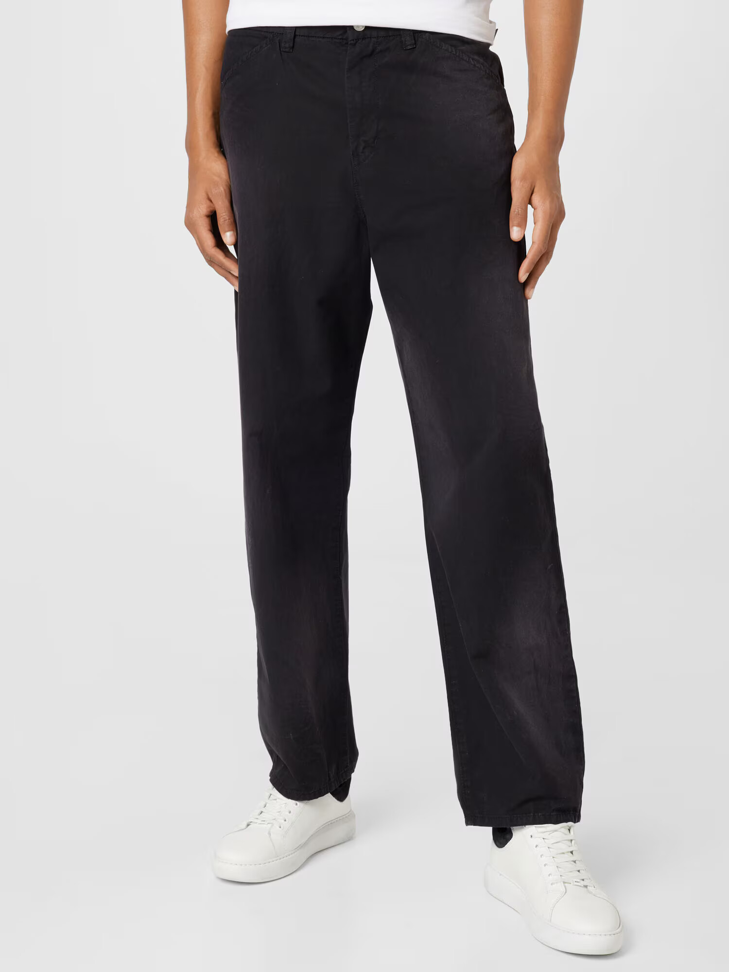 WEEKDAY Pantaloni negru - Pled.ro