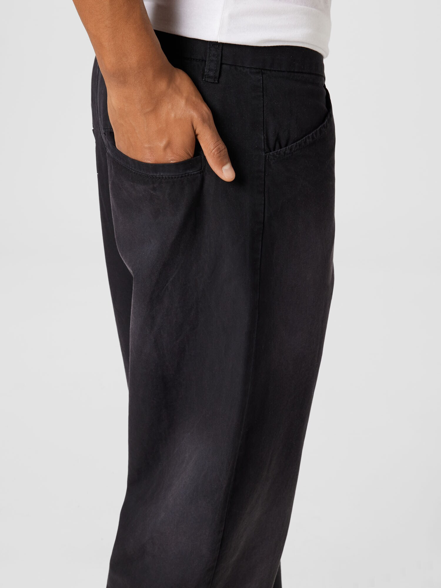 WEEKDAY Pantaloni negru - Pled.ro