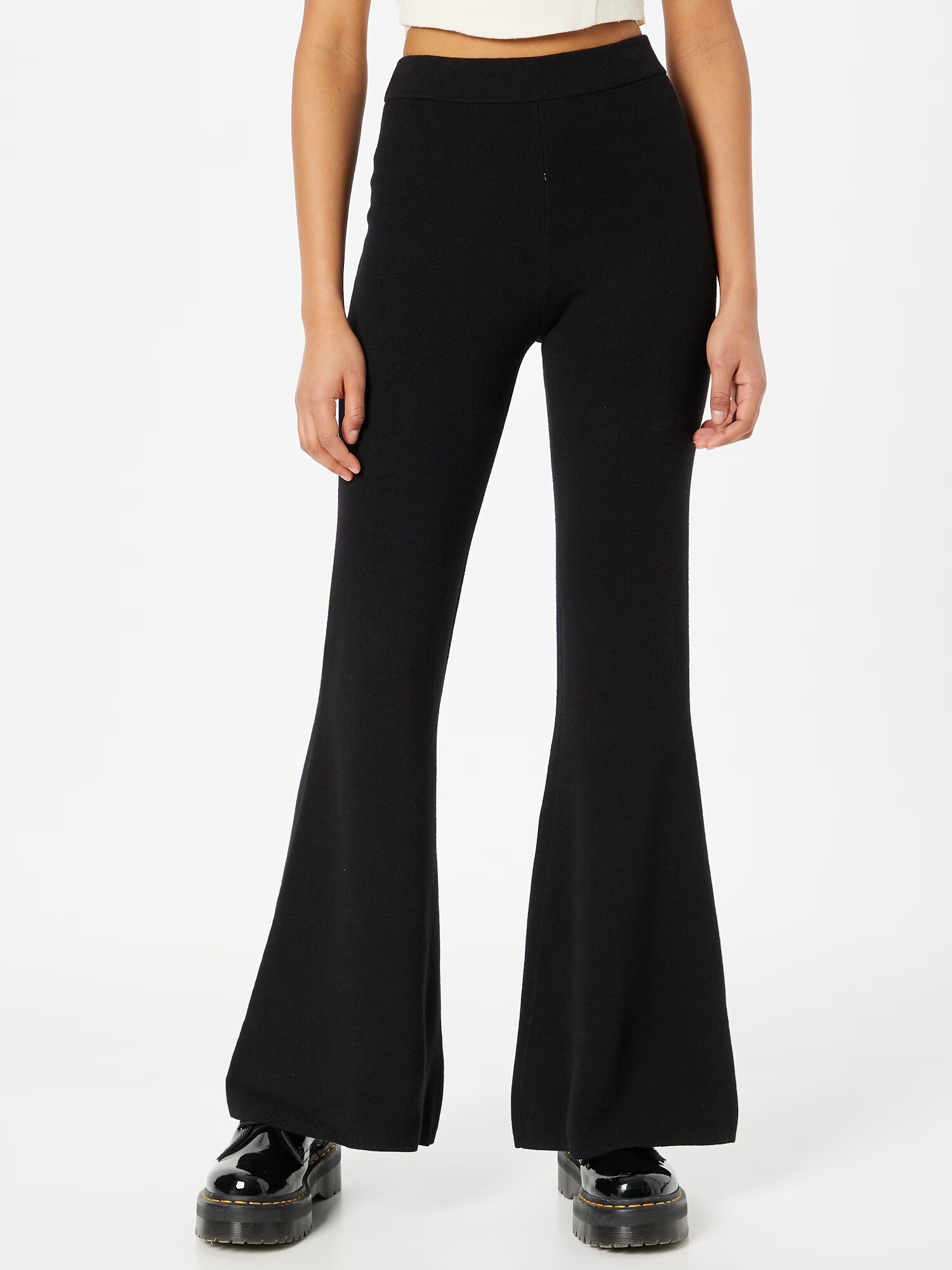 WEEKDAY Pantaloni negru - Pled.ro