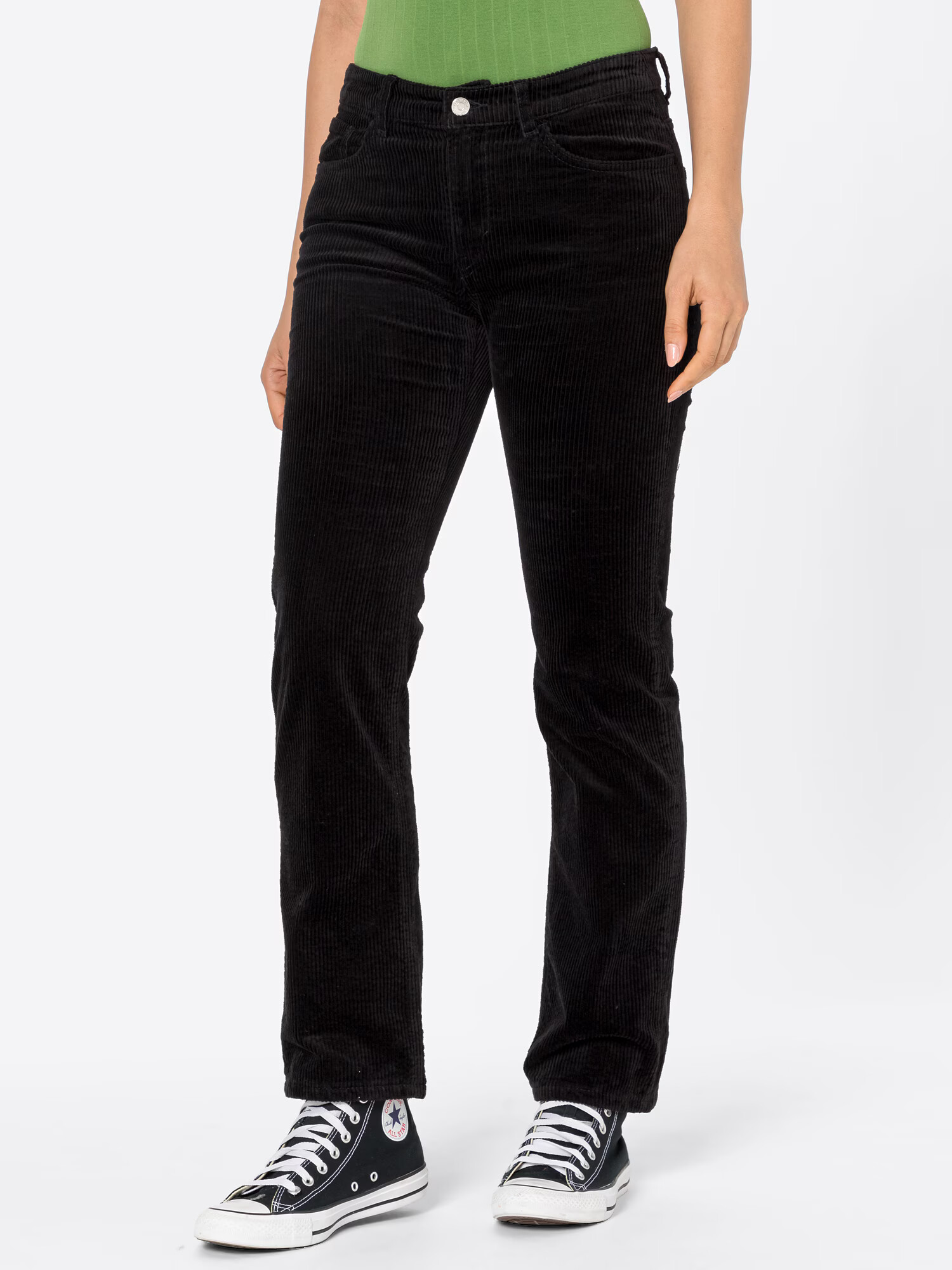 WEEKDAY Pantaloni 'Pin' negru - Pled.ro