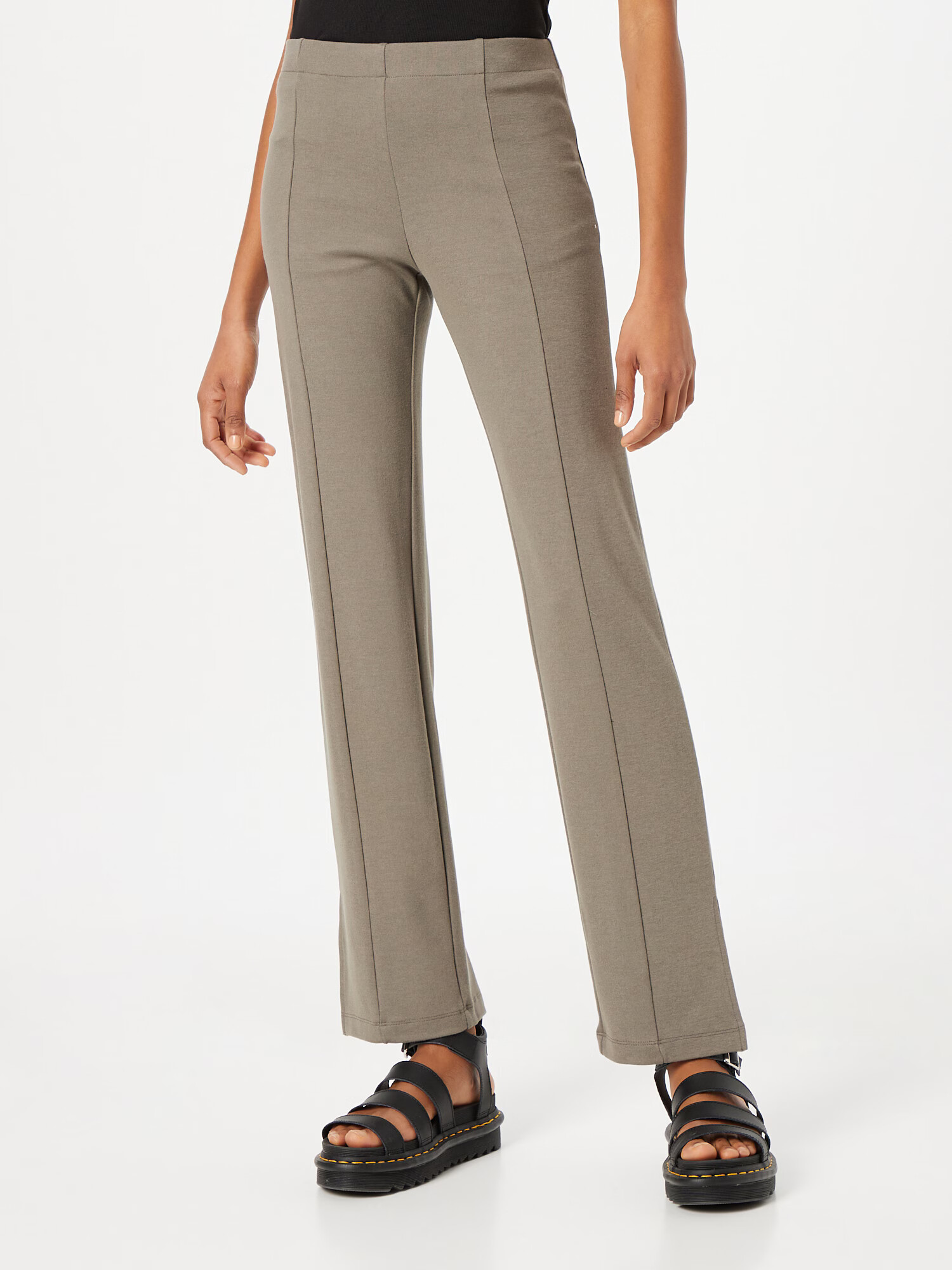 WEEKDAY Pantaloni 'Sally' gri taupe - Pled.ro