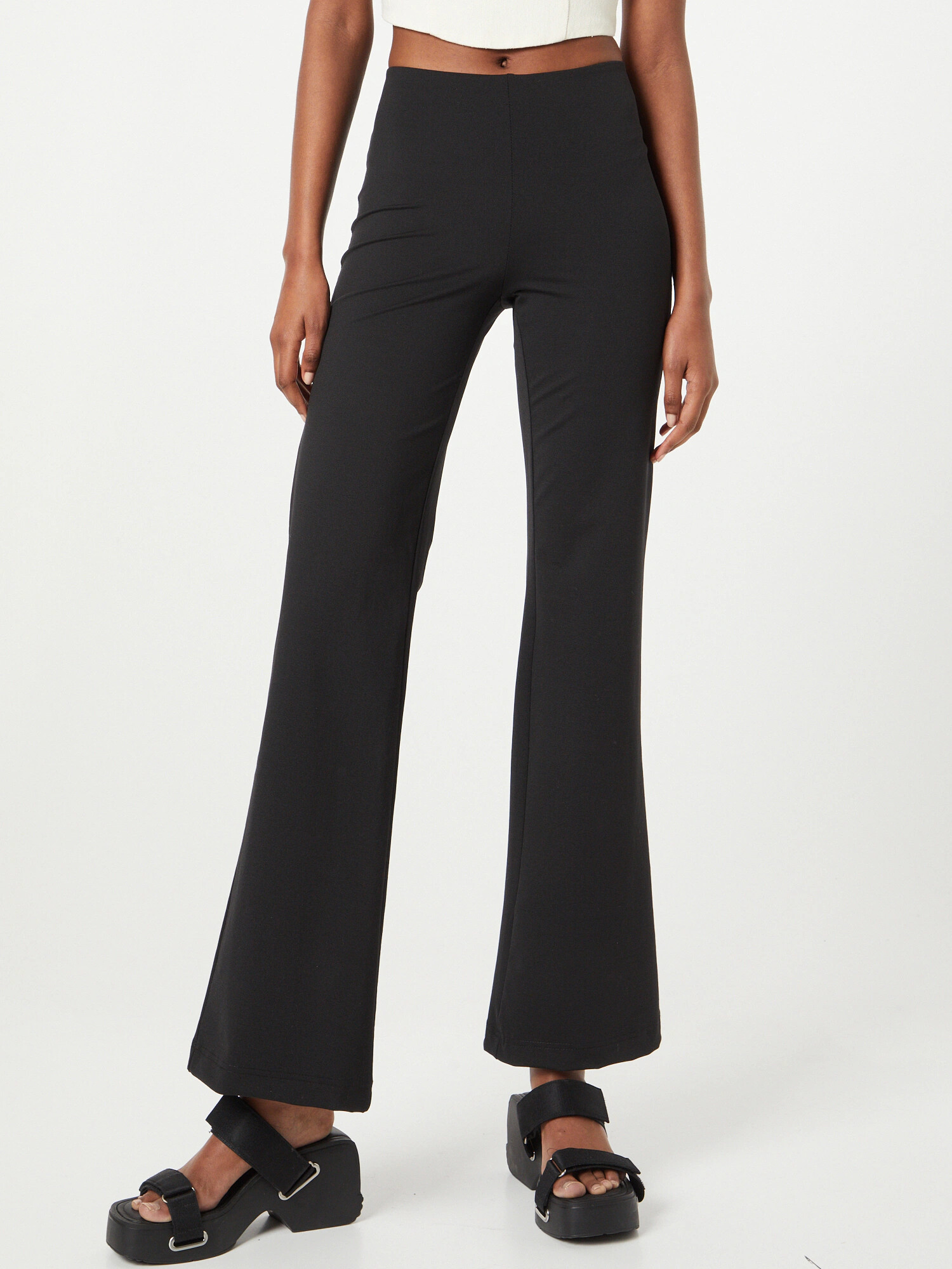 WEEKDAY Pantaloni 'Serena' negru - Pled.ro