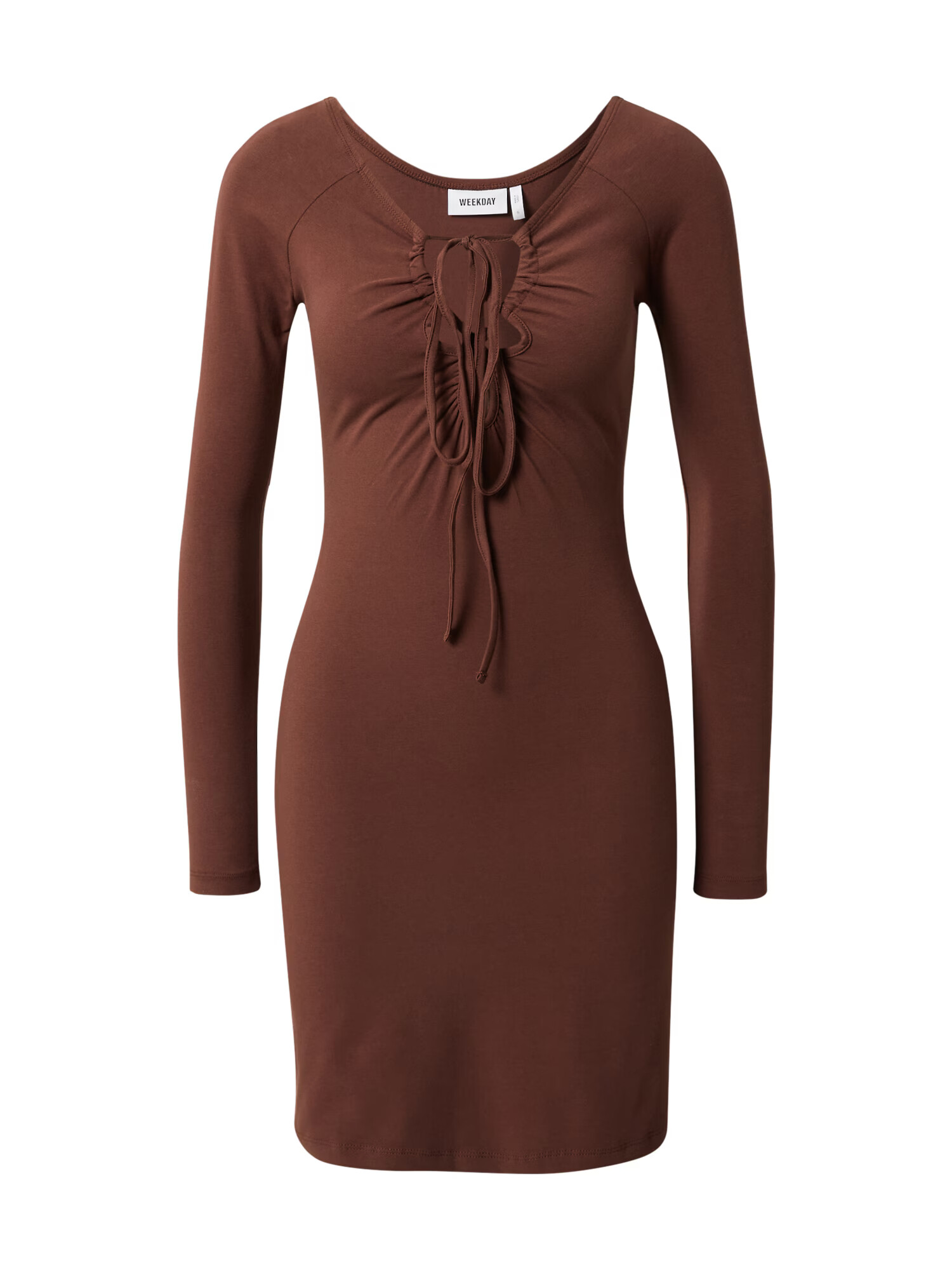 WEEKDAY Rochie ciocolatiu - Pled.ro