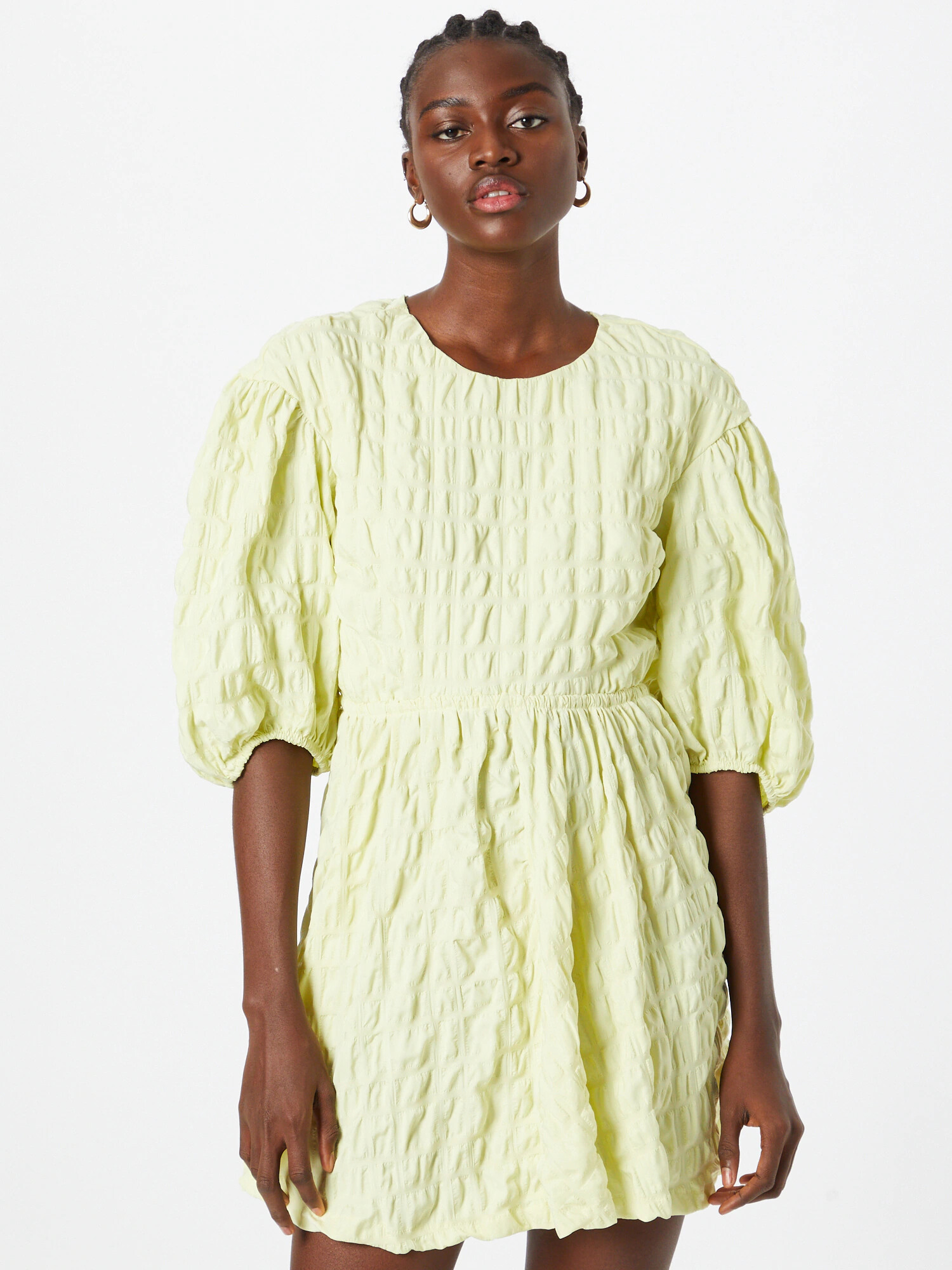 WEEKDAY Rochie 'Lolly' verde deschis - Pled.ro