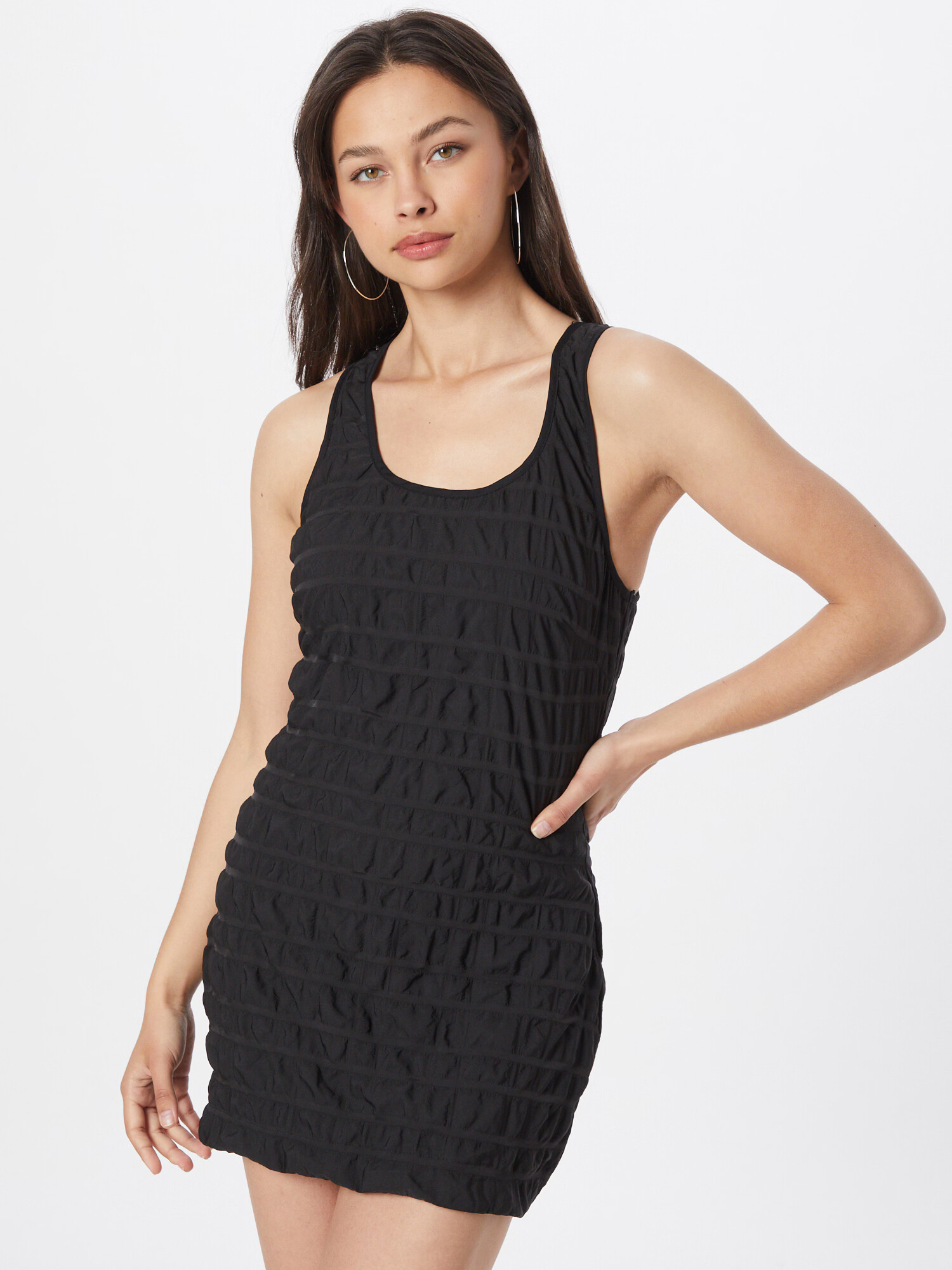 WEEKDAY Rochie 'Neat' negru - Pled.ro