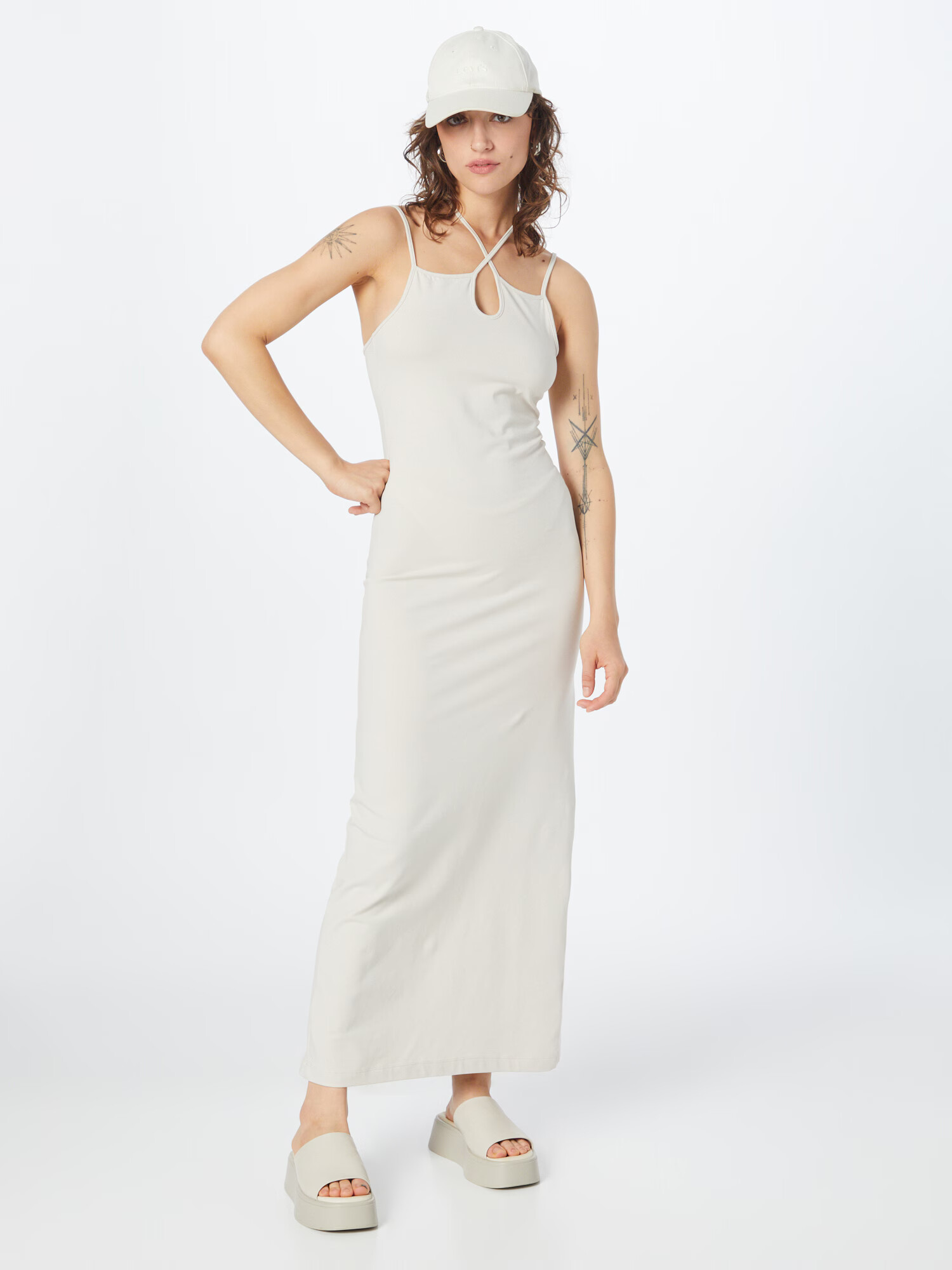 WEEKDAY Rochie 'Nina' crem - Pled.ro