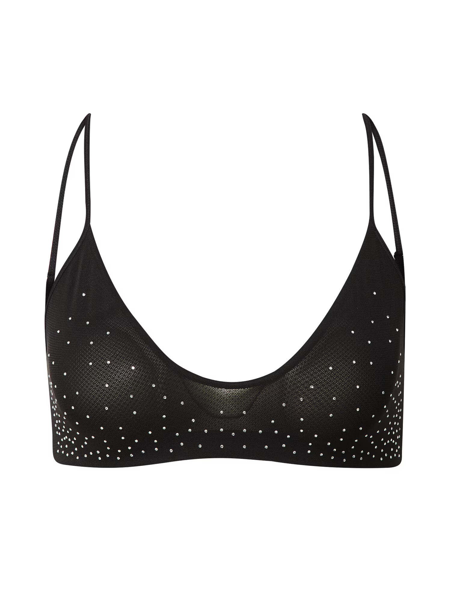 WEEKDAY Sutien negru / argintiu - Pled.ro