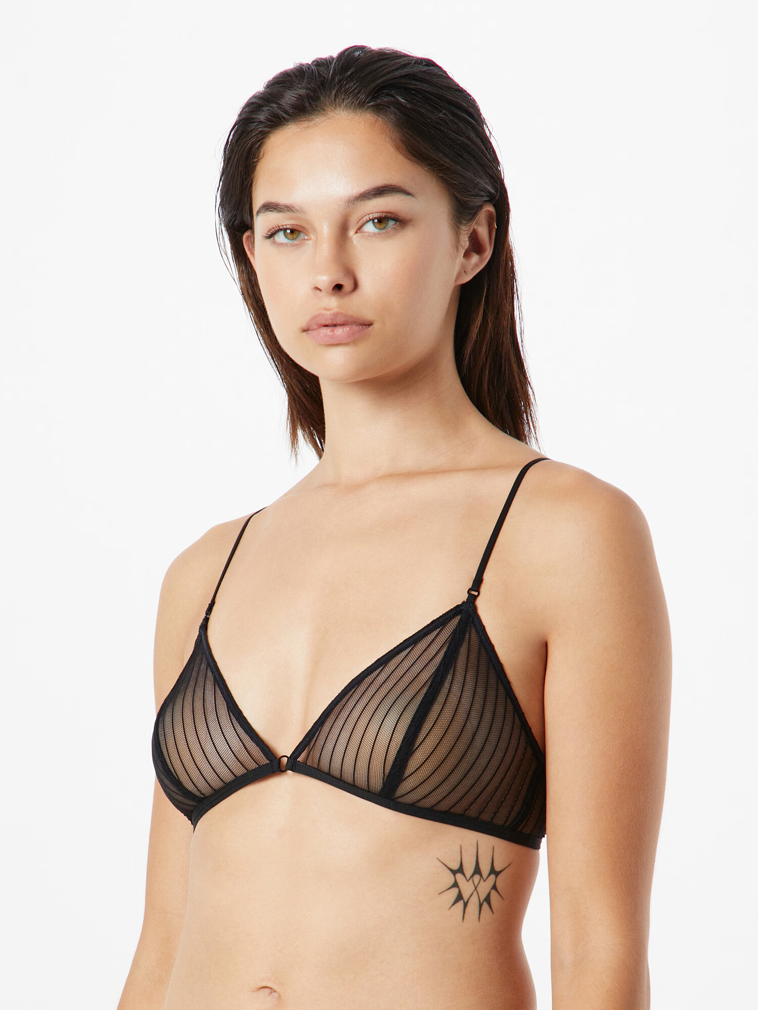 WEEKDAY Sutien 'Zelda' negru - Pled.ro