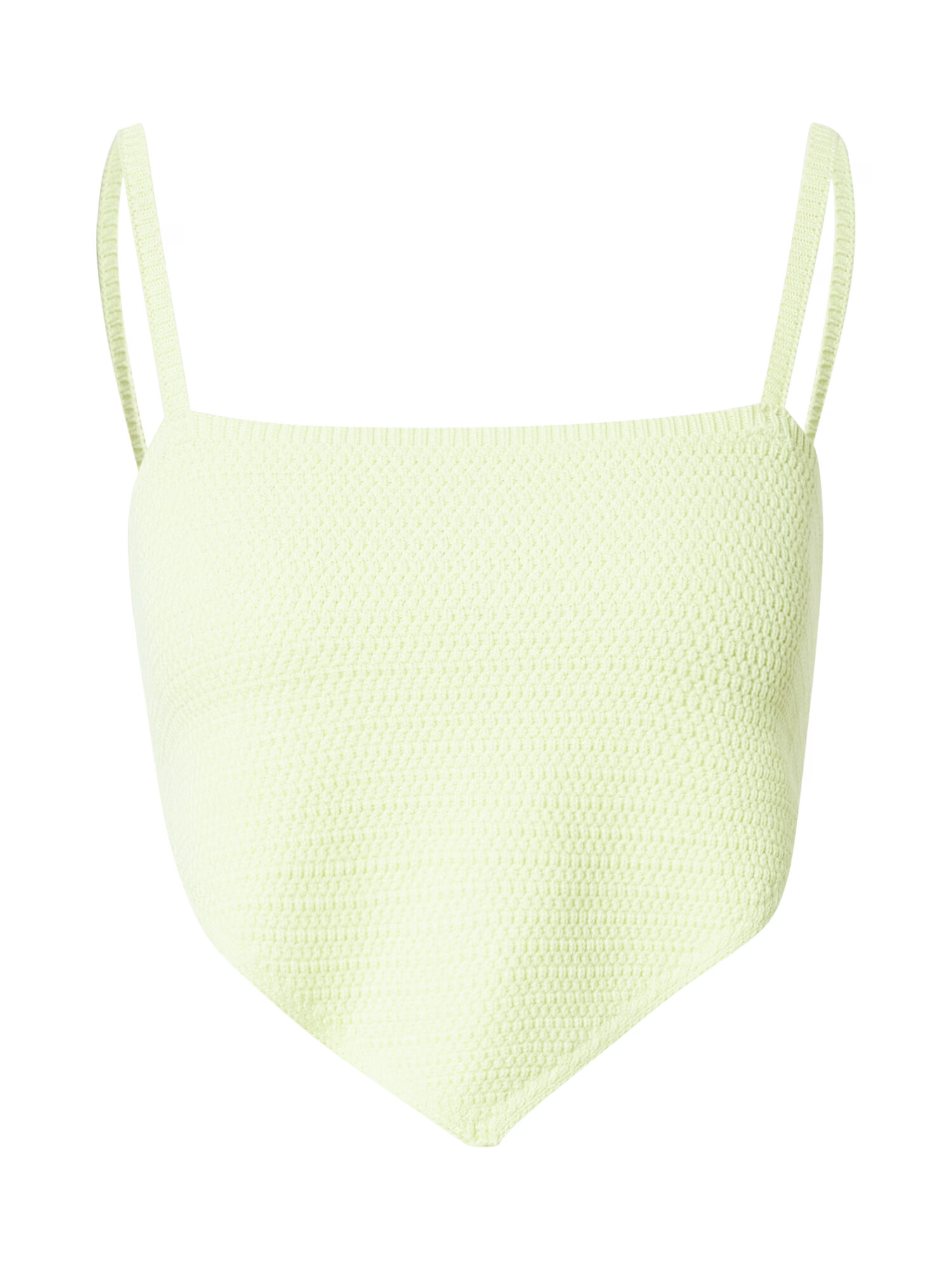 WEEKDAY Top brodat 'Bay' verde deschis - Pled.ro