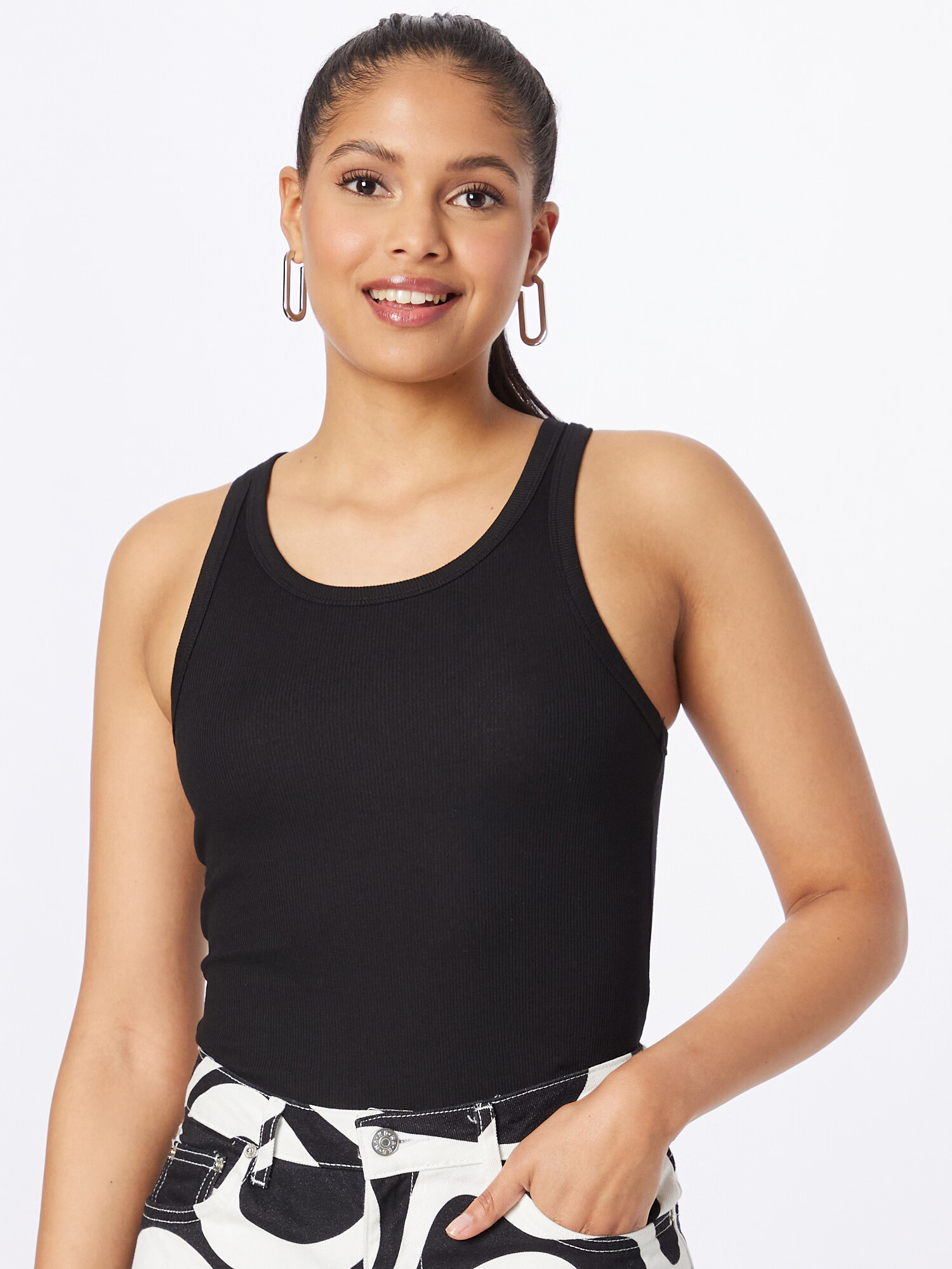 WEEKDAY Top negru - Pled.ro