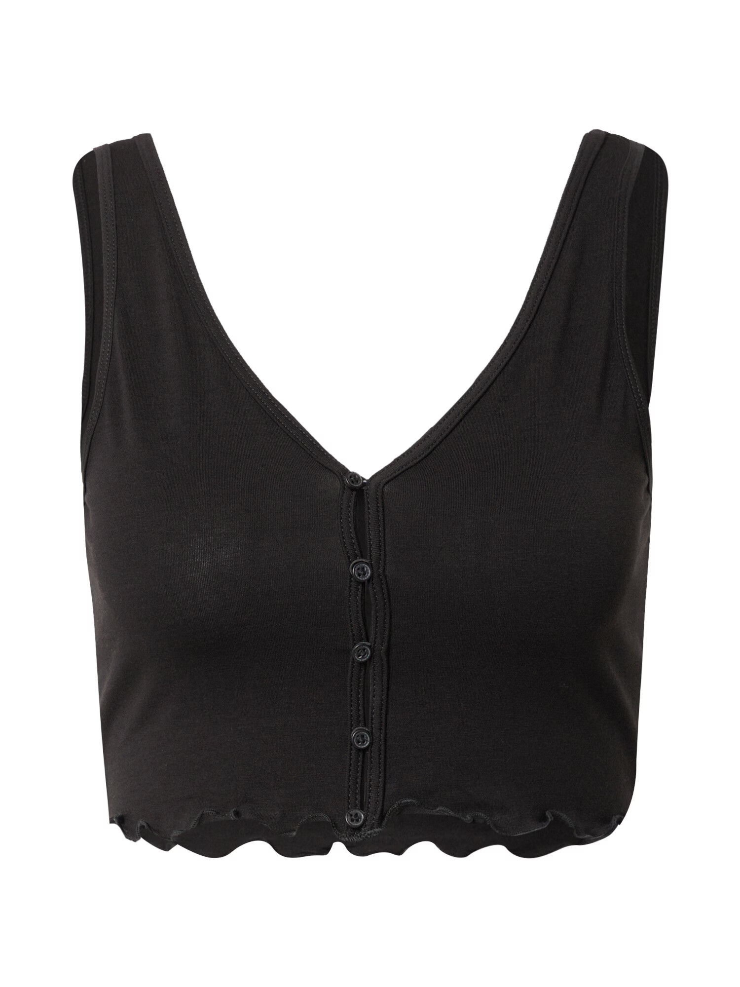 WEEKDAY Top 'Viola' negru - Pled.ro