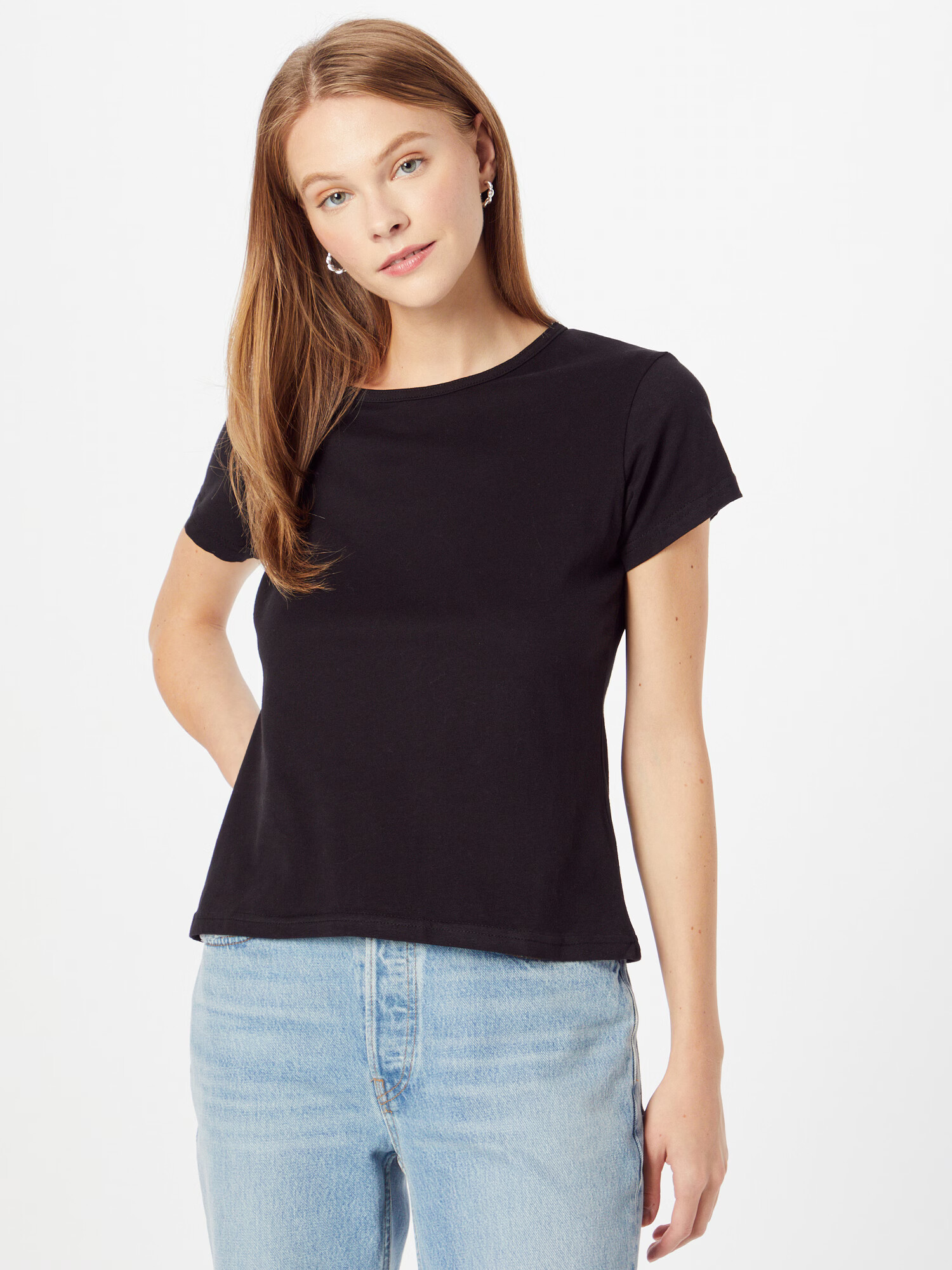 WEEKDAY Tricou negru - Pled.ro