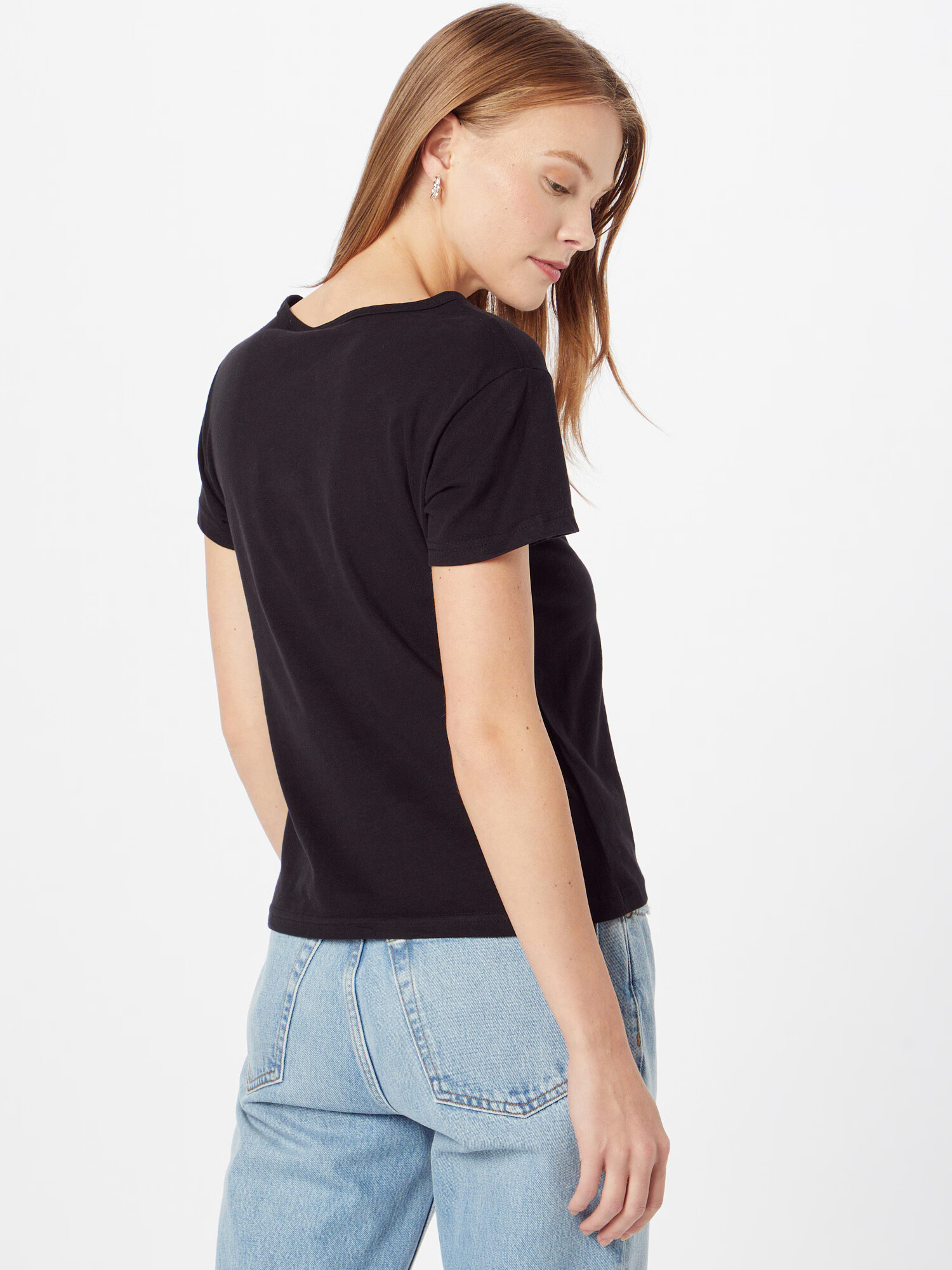 WEEKDAY Tricou negru - Pled.ro