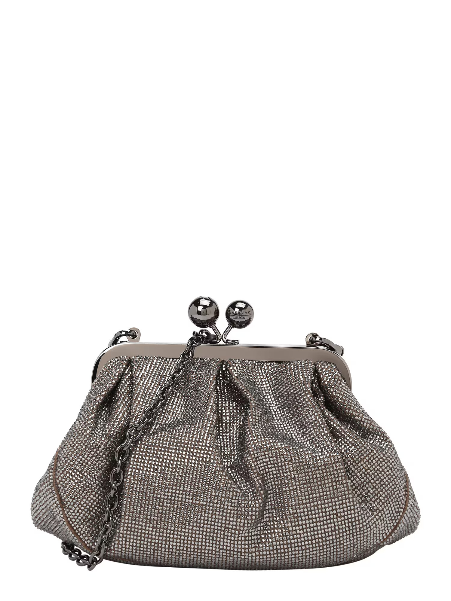 Weekend Max Mara Clutch 'AGORAIO' gri argintiu - Pled.ro