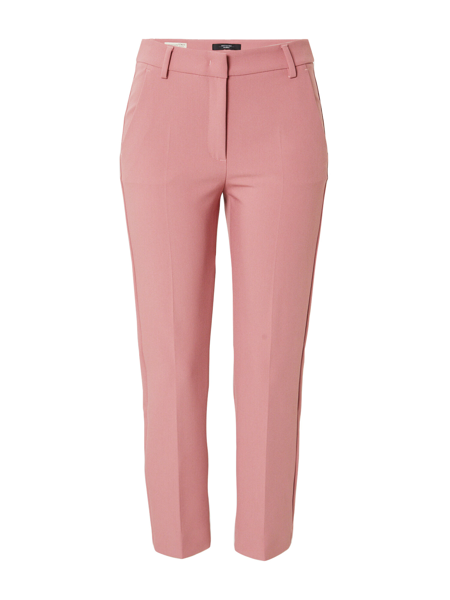 Weekend Max Mara Pantaloni cu dungă 'RANA' roz - Pled.ro