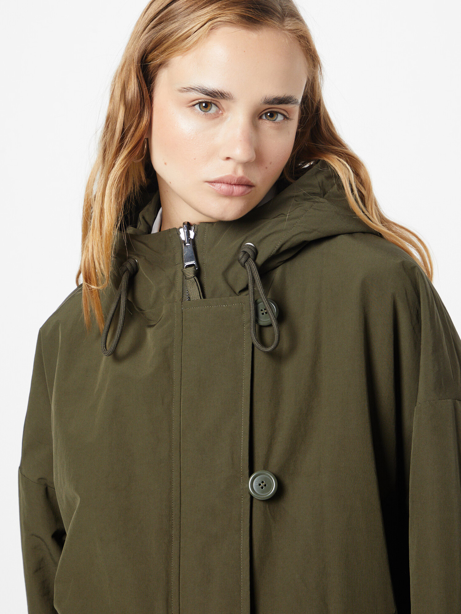 Weekend Max Mara Parka de primăvară-toamnă 'LORETTA' oliv - Pled.ro