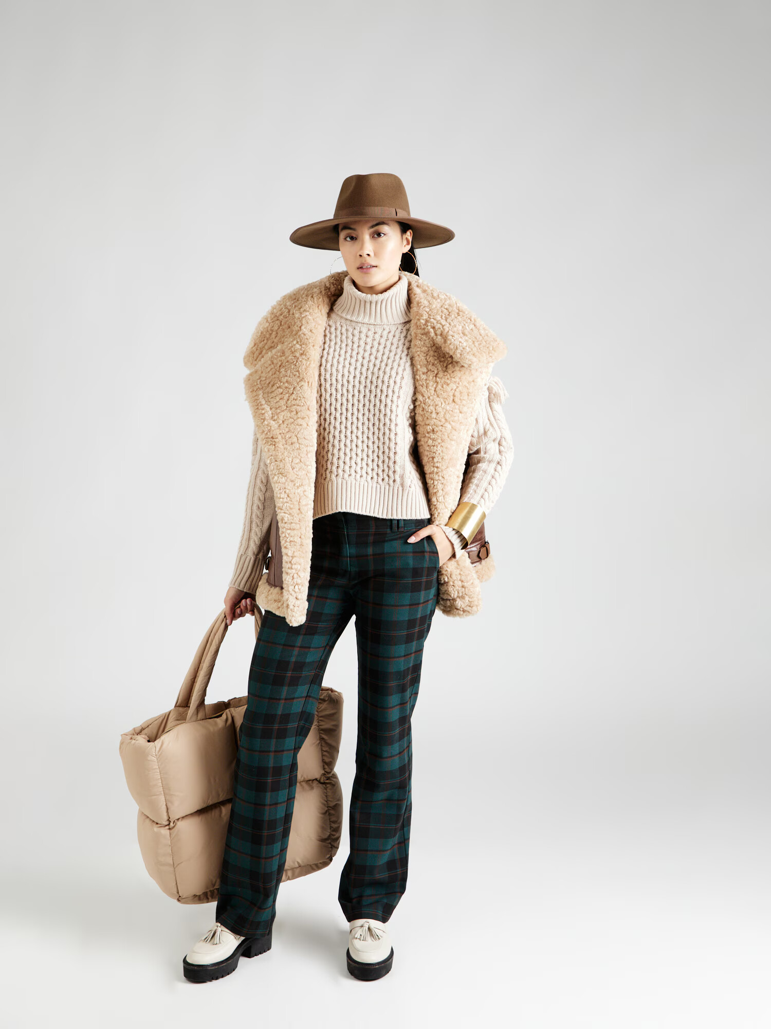 Weekend Max Mara Pulover 'LODOLA' bej - Pled.ro