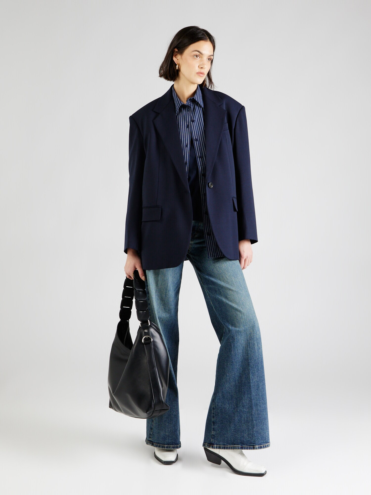 Weekend Max Mara Sacou 'PAPPA' bleumarin - Pled.ro