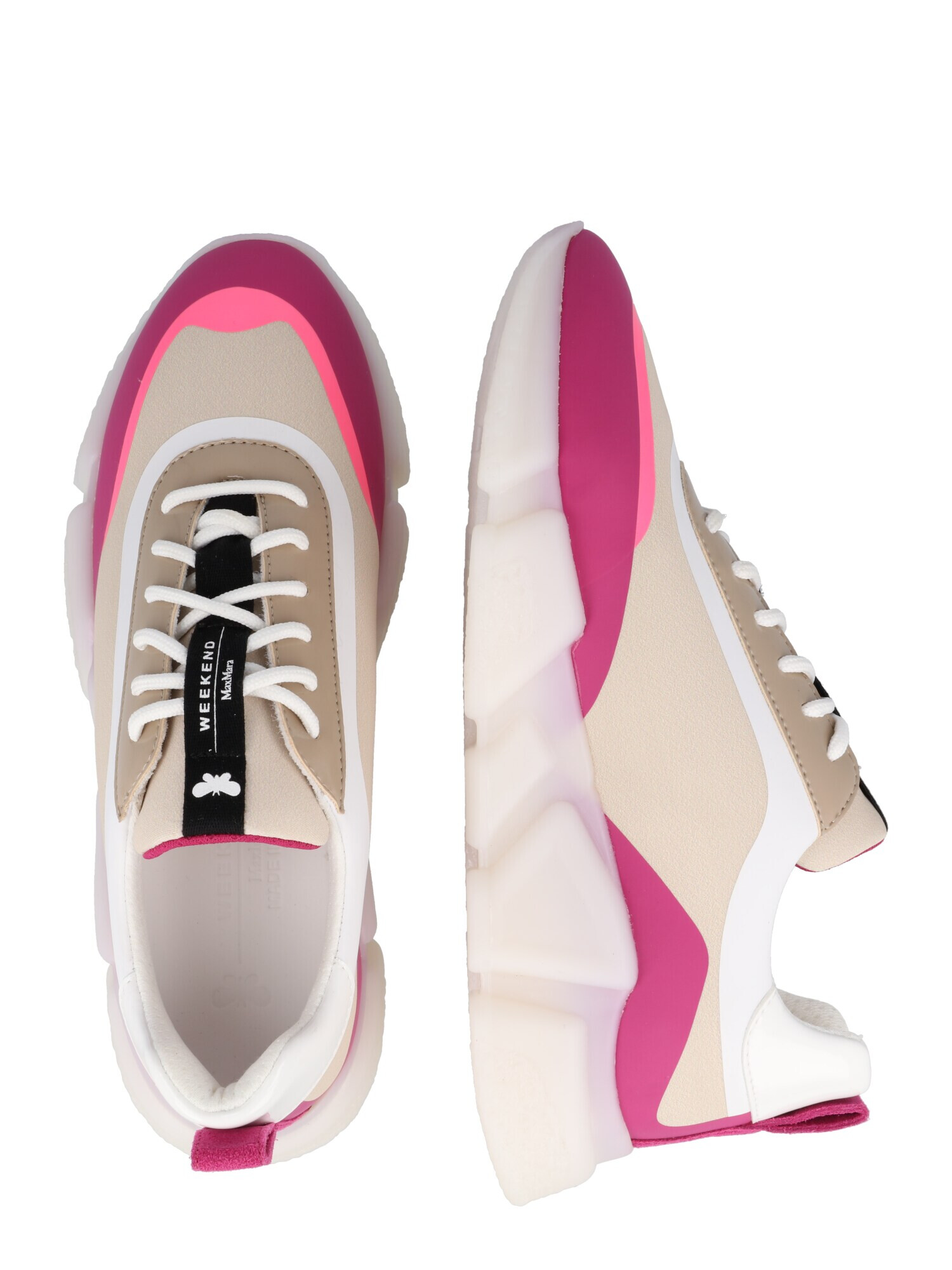 Weekend Max Mara Sneaker low 'POTENZA' bej / magenta - Pled.ro