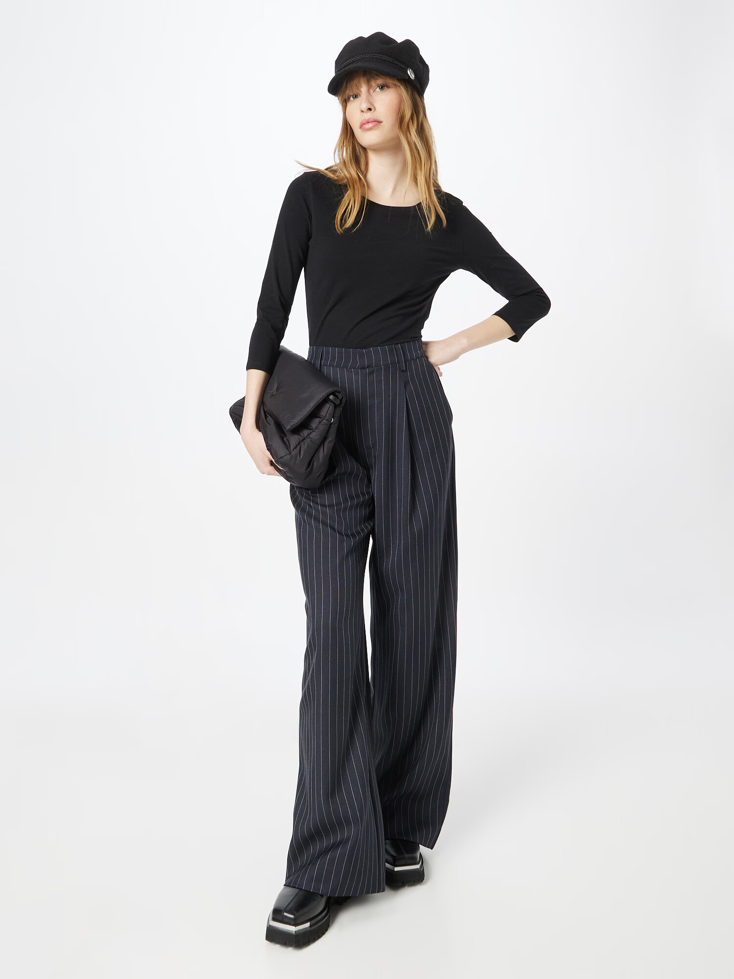 Weekend Max Mara Tricou 'MULTIA' negru / alb - Pled.ro