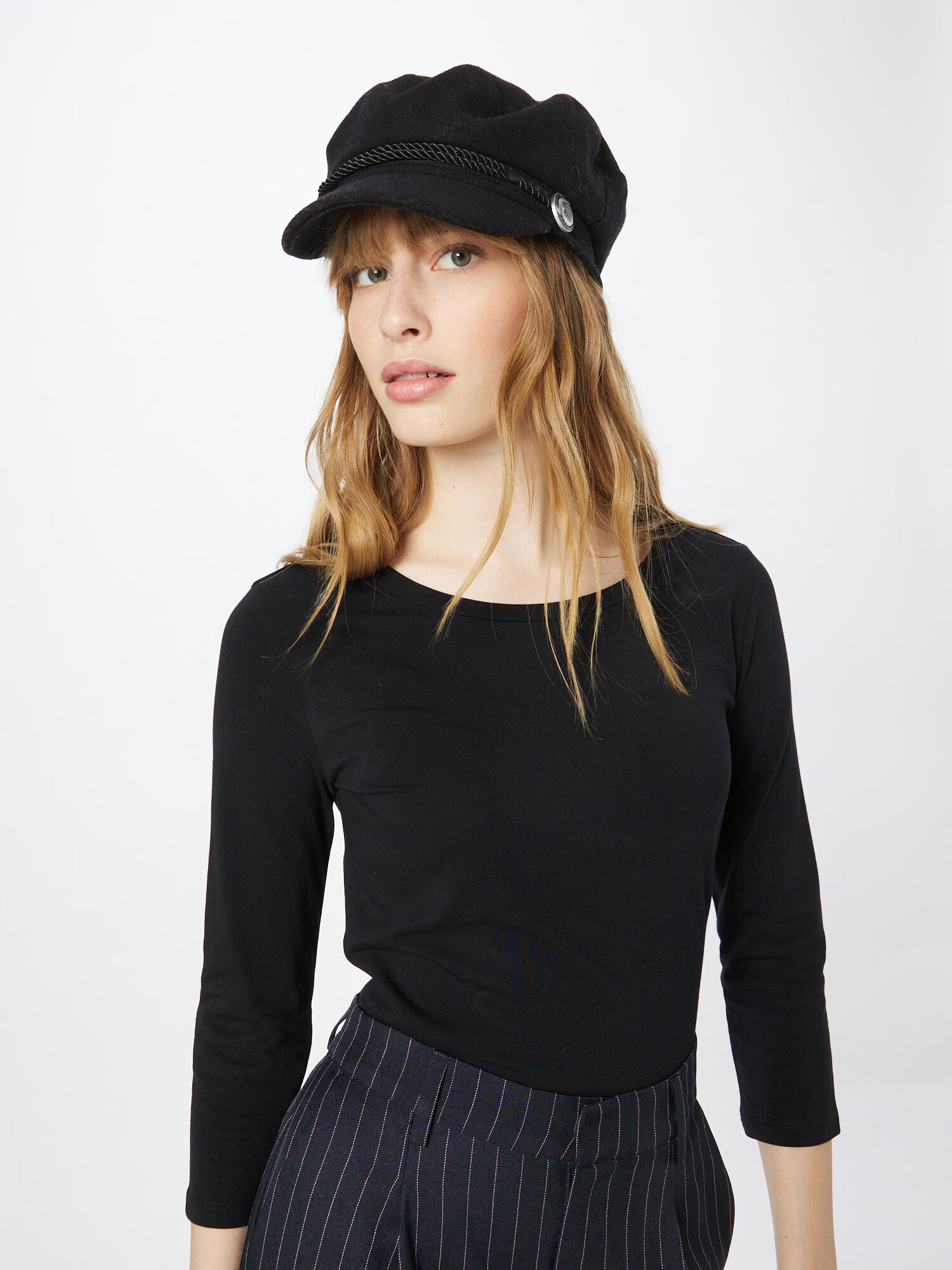 Weekend Max Mara Tricou 'MULTIA' negru / alb - Pled.ro