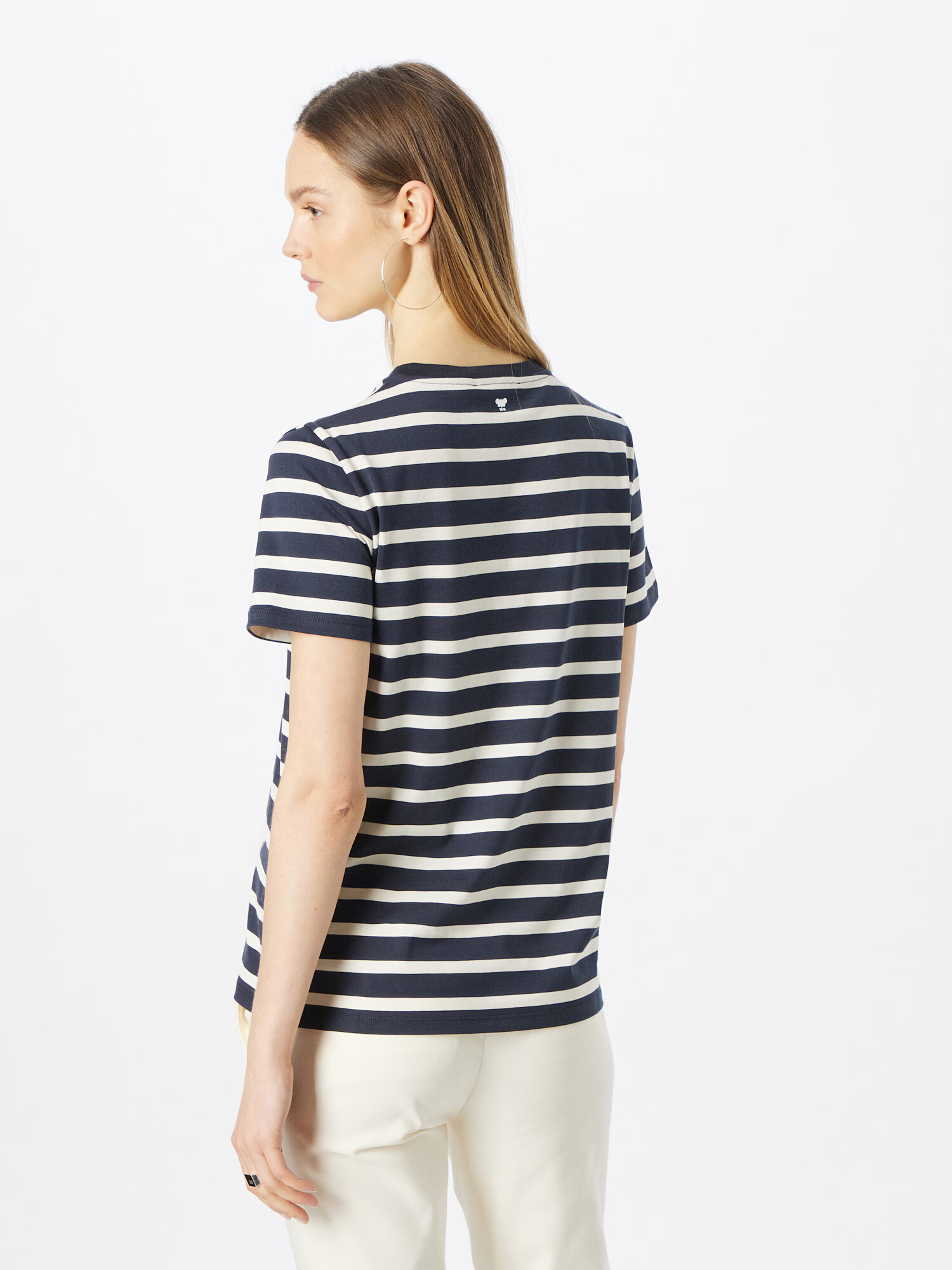 Weekend Max Mara Tricou 'TALENTO' bleumarin / alb - Pled.ro