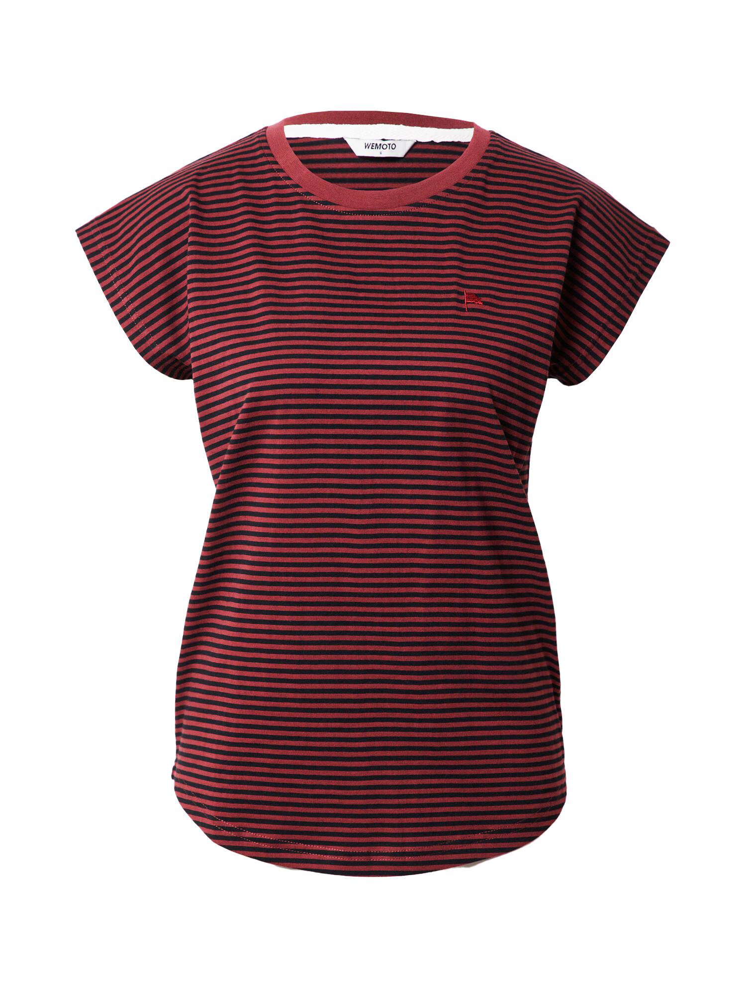 Wemoto Tricou 'Erin' roșu burgundy / negru - Pled.ro