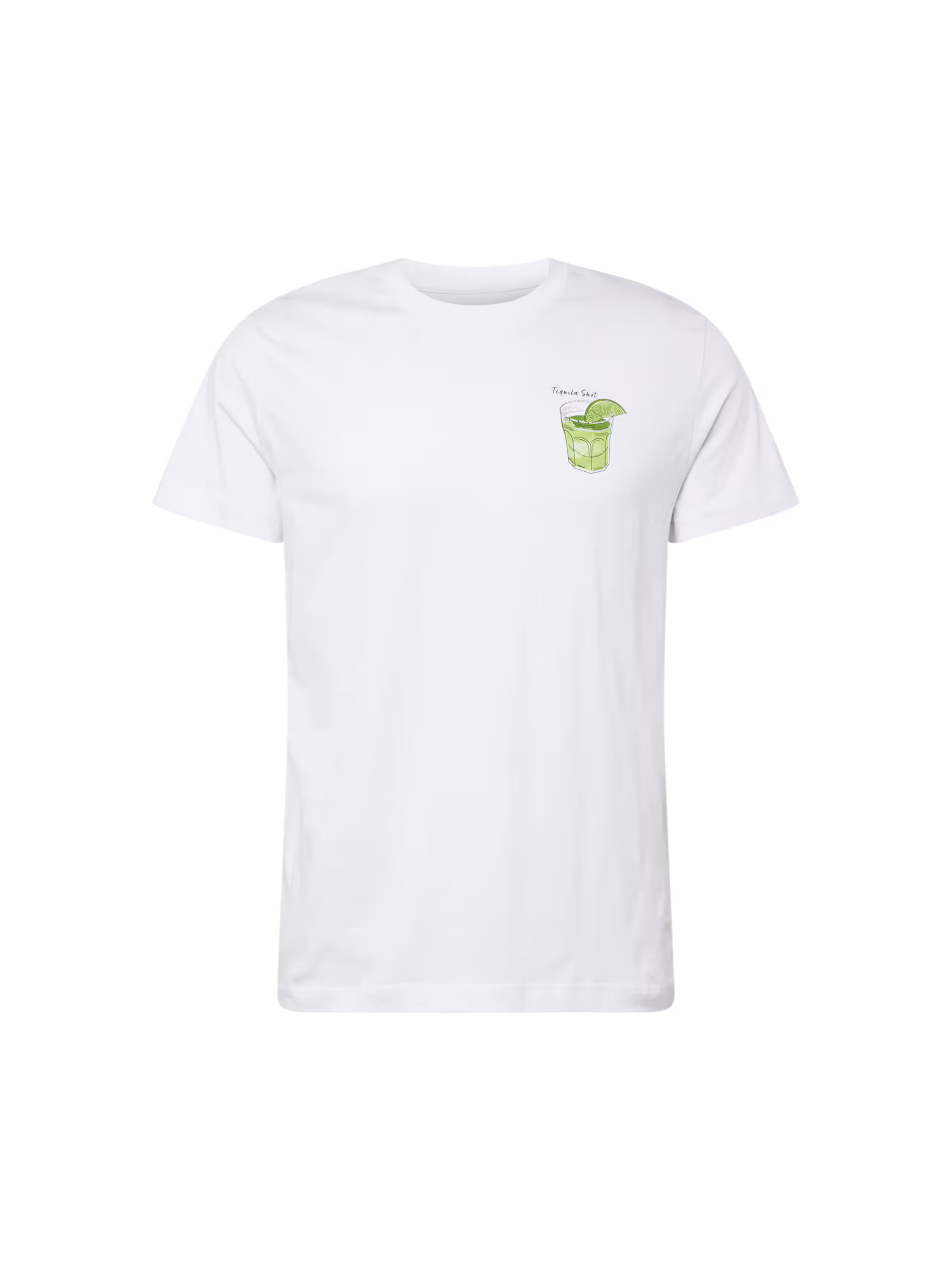 WESTMARK LONDON Tricou 'Cocktail Tequila' verde deschis / alb - Pled.ro