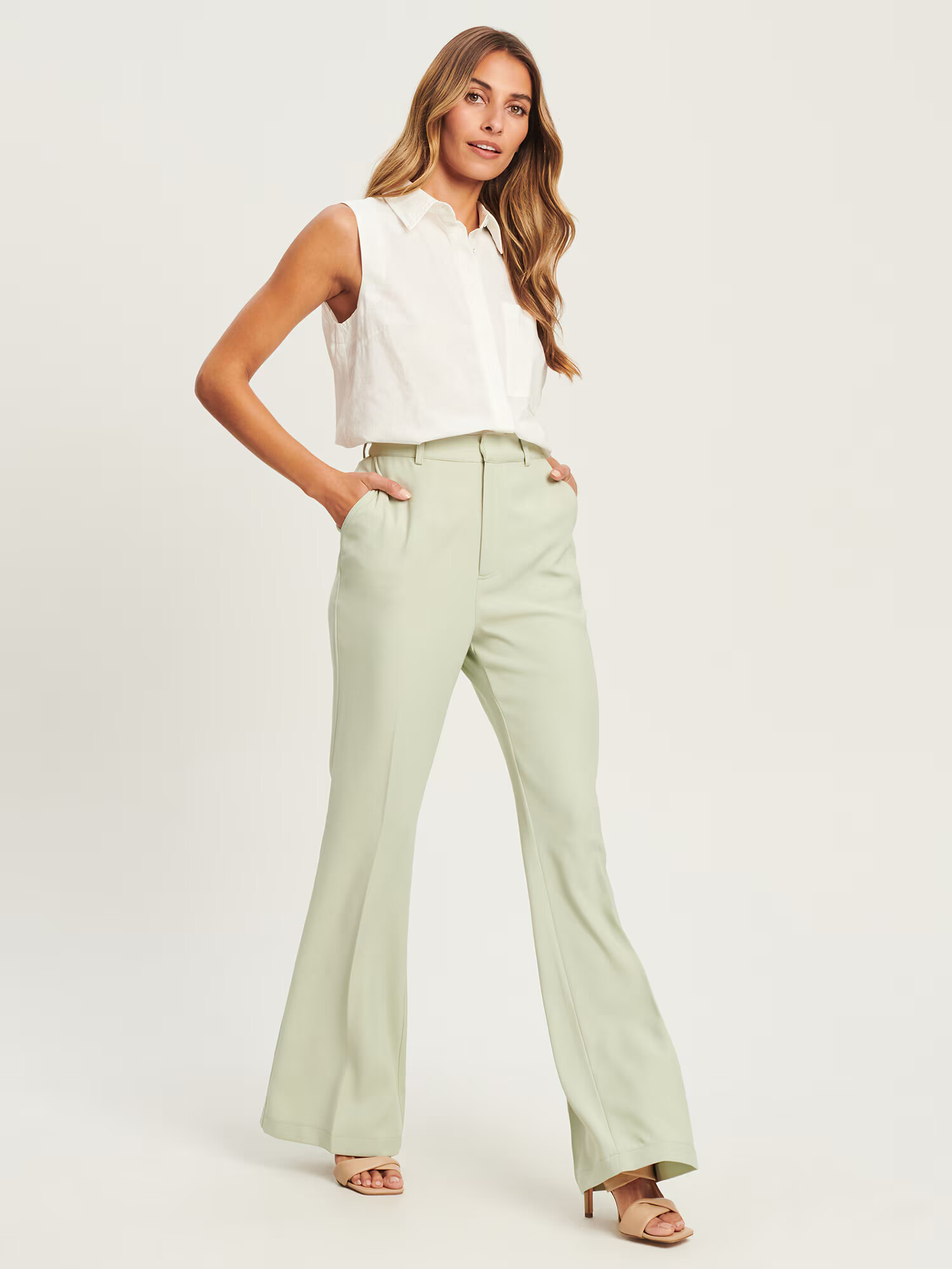 Willa Pantaloni 'CHARLY' verde - Pled.ro