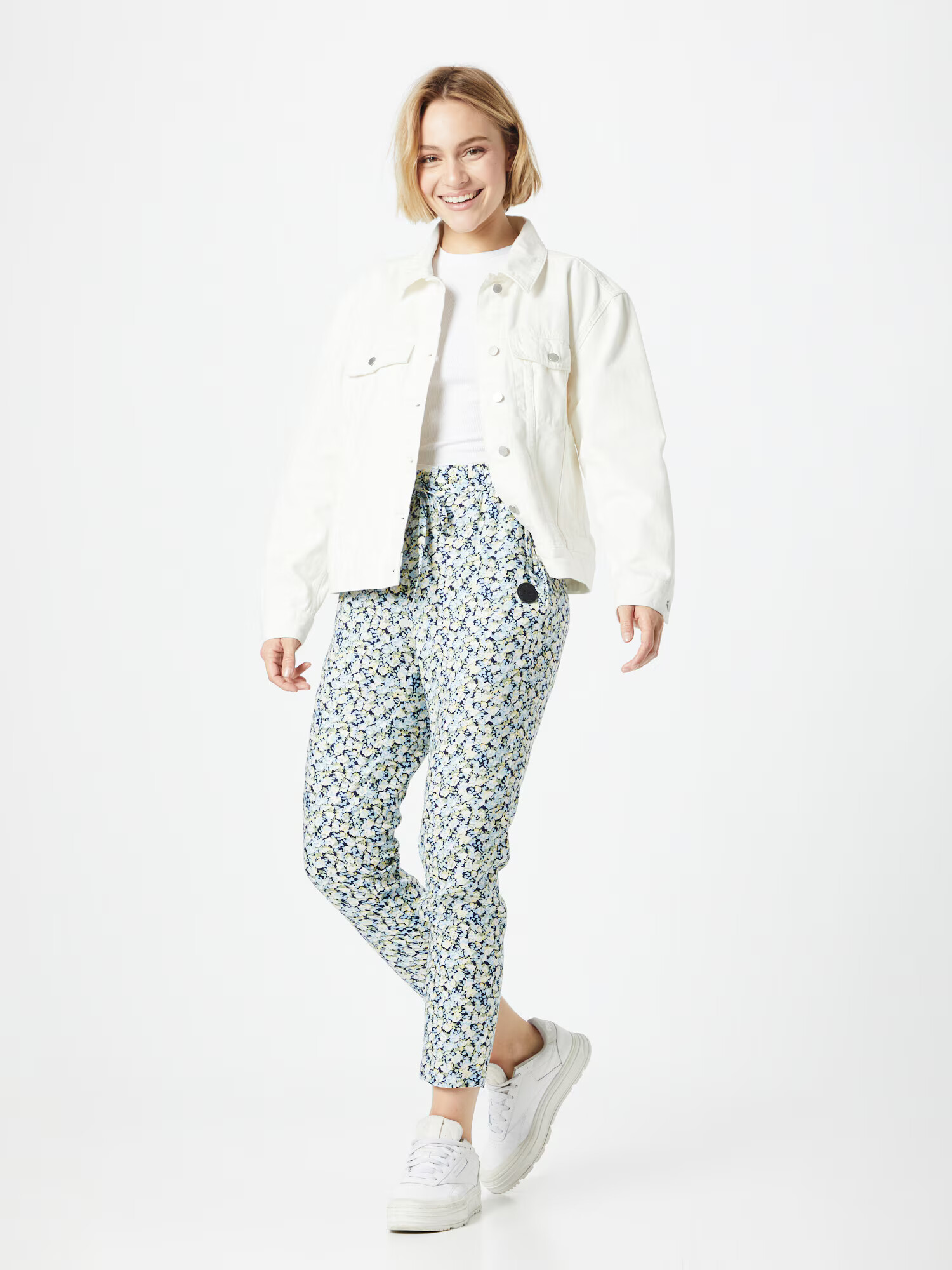 WLD Pantaloni 'JUNGLE WALK' bleumarin / albastru deschis / verde - Pled.ro