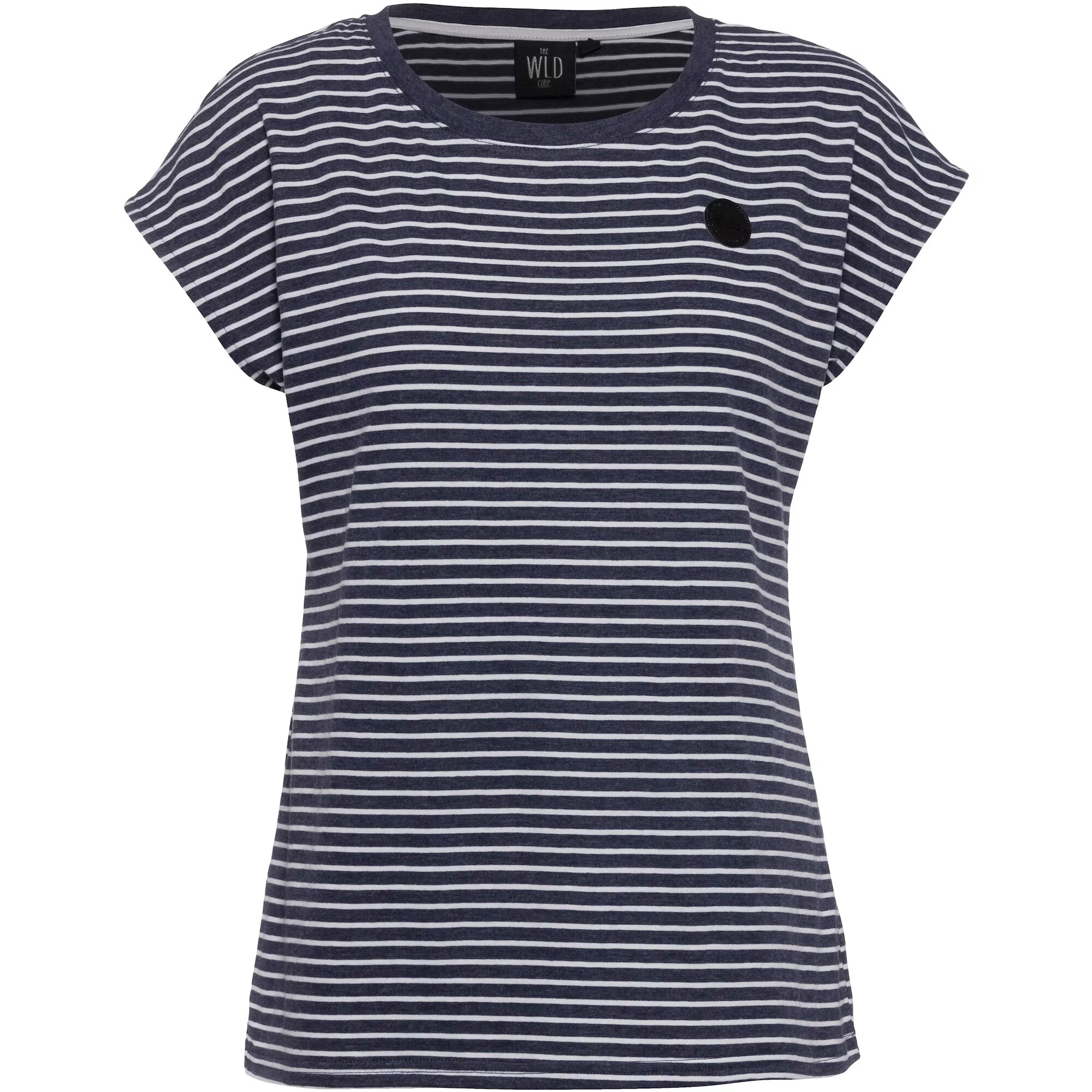 WLD Tricou 'Slow down' bleumarin / alb - Pled.ro