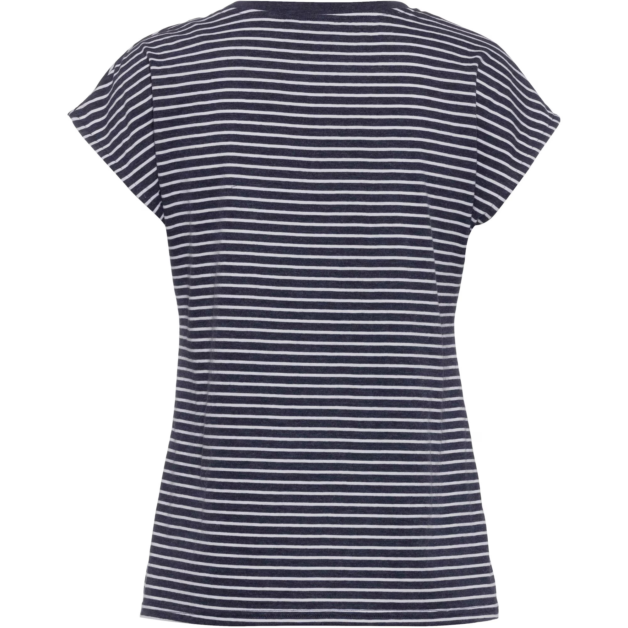 WLD Tricou 'Slow down' bleumarin / alb - Pled.ro